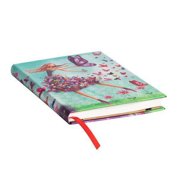 LIBRETA SUMMER BUTTERFLIES MIDI TAPA DURA PAPERBLANKS - 3