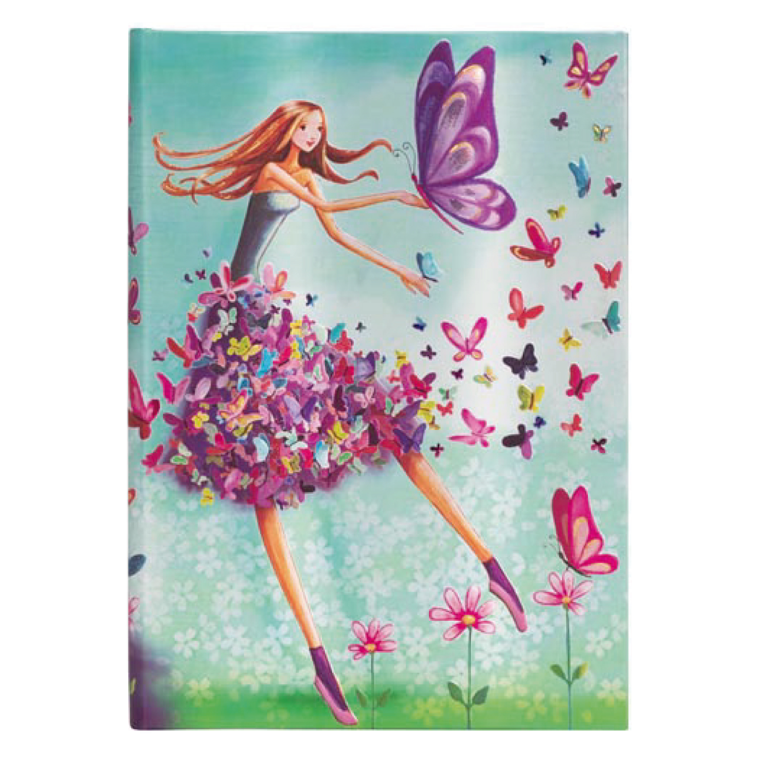 LIBRETA SUMMER BUTTERFLIES MIDI TAPA DURA PAPERBLANKS - 4