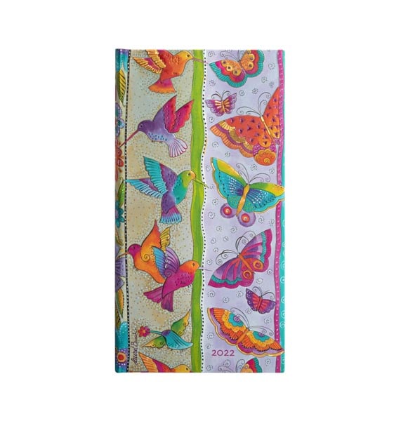 AGENDA 2022 PAPERBLANKS HUMMINGBIRDS FLUTTERBYES T. DURA SEMANA A VISTA - 1