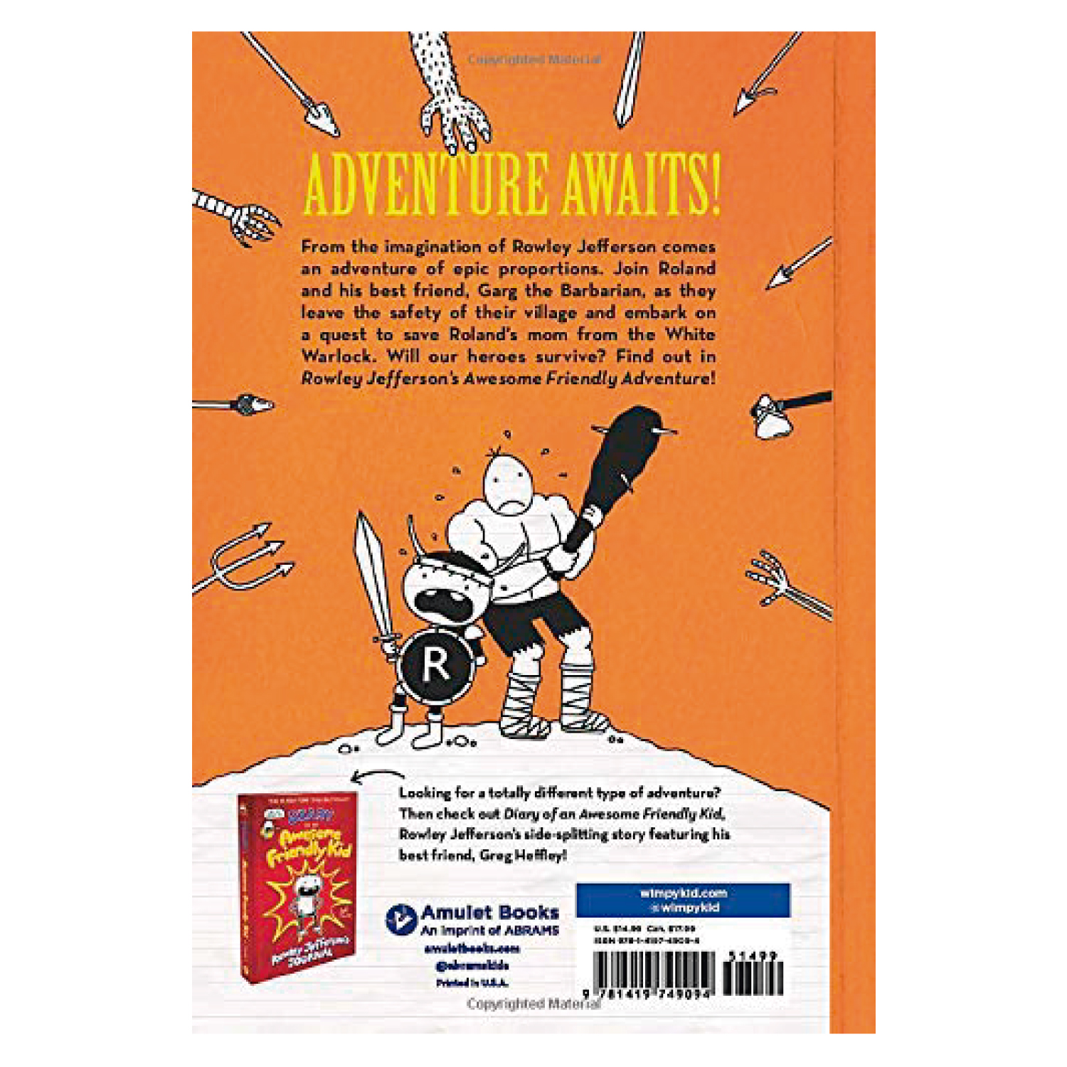 NOVELA JUVENIL ROWLEY JEFFERSON'S AWESOME FRIENDLY ADVENTURE KINNEY, JEFF - 2