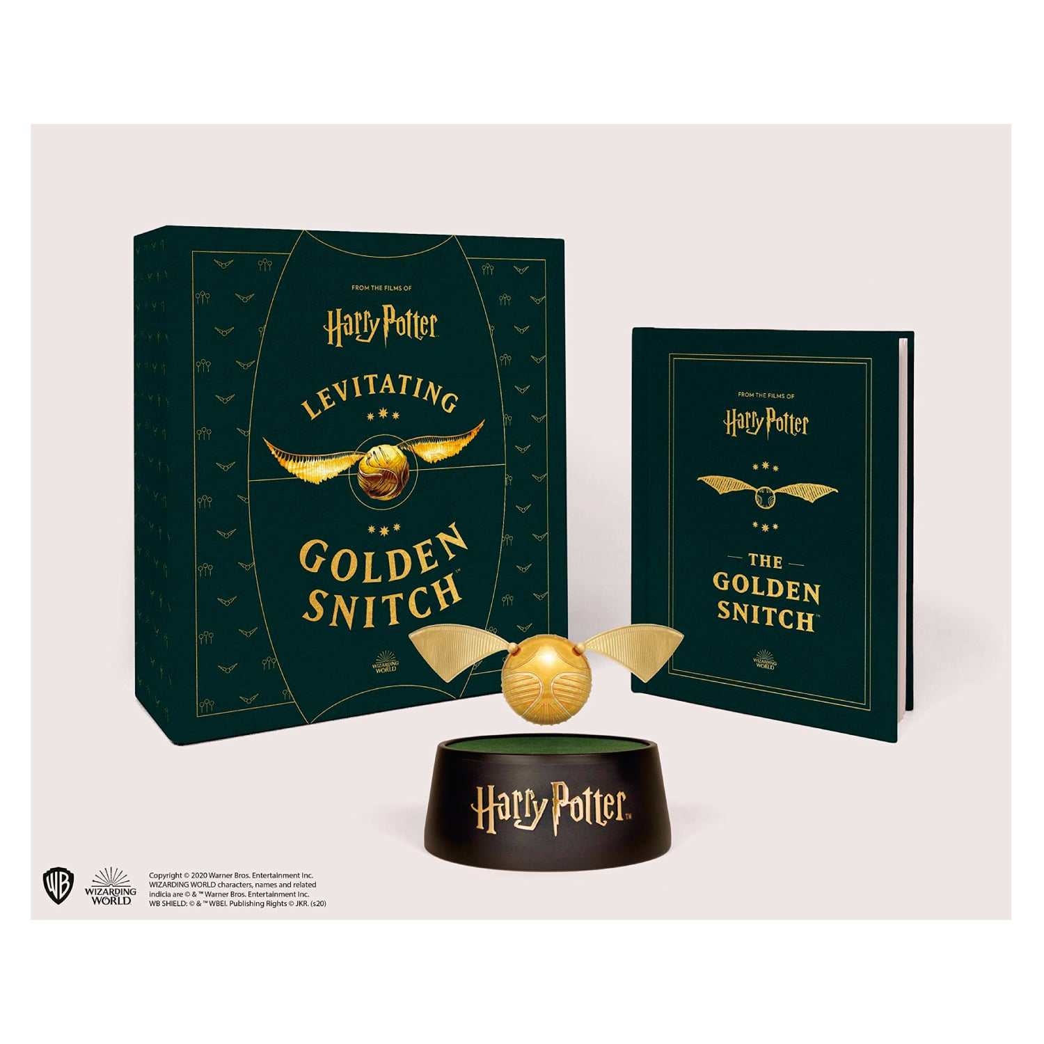 LIBRO HARRY POTTER LEVITATING GOLDEN SNITCH WARNER BROS - 1