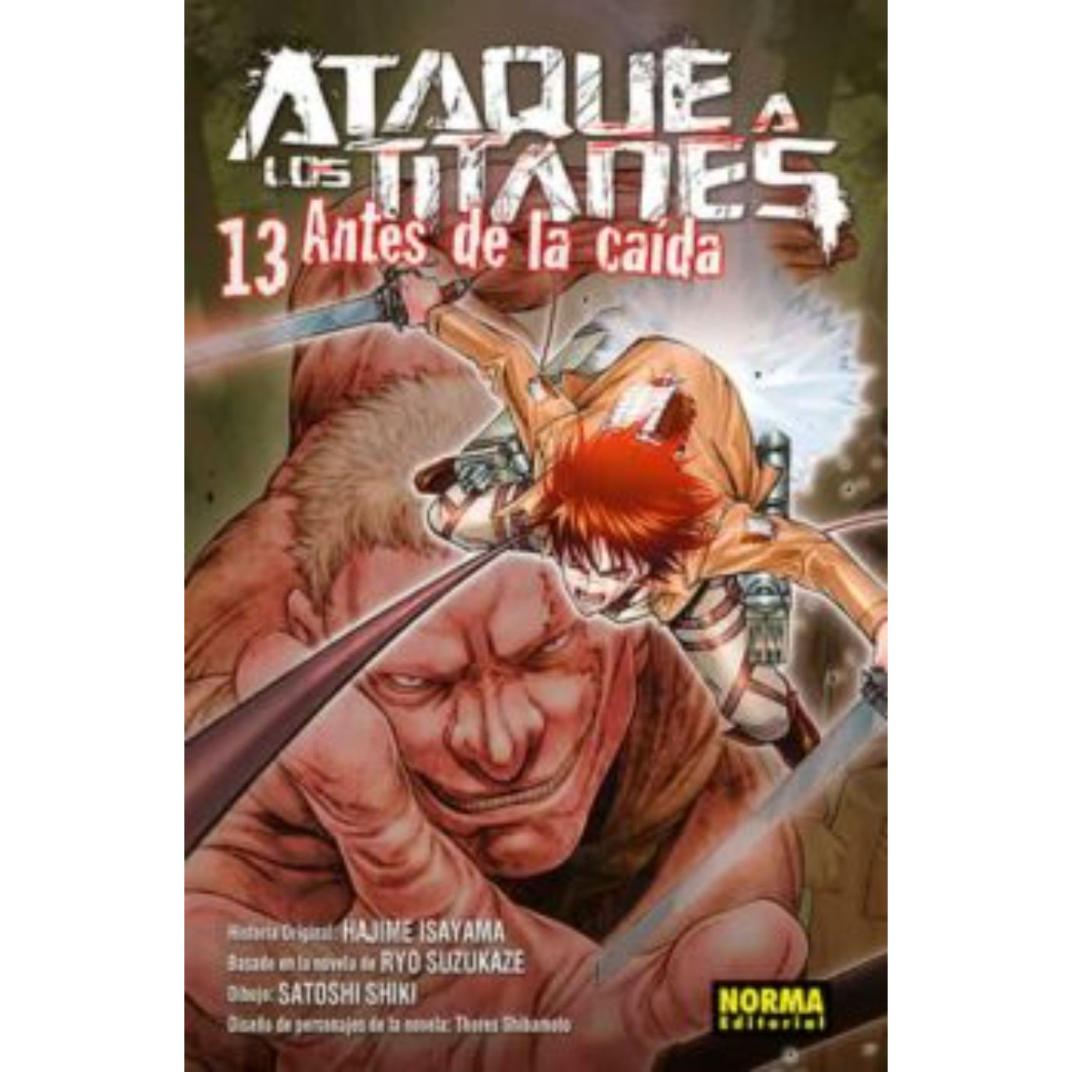 MANGA ATAQUE A LOS TITANES 13 ANTES DE LA CAIDA ISAYAMA, HAJIME - 1