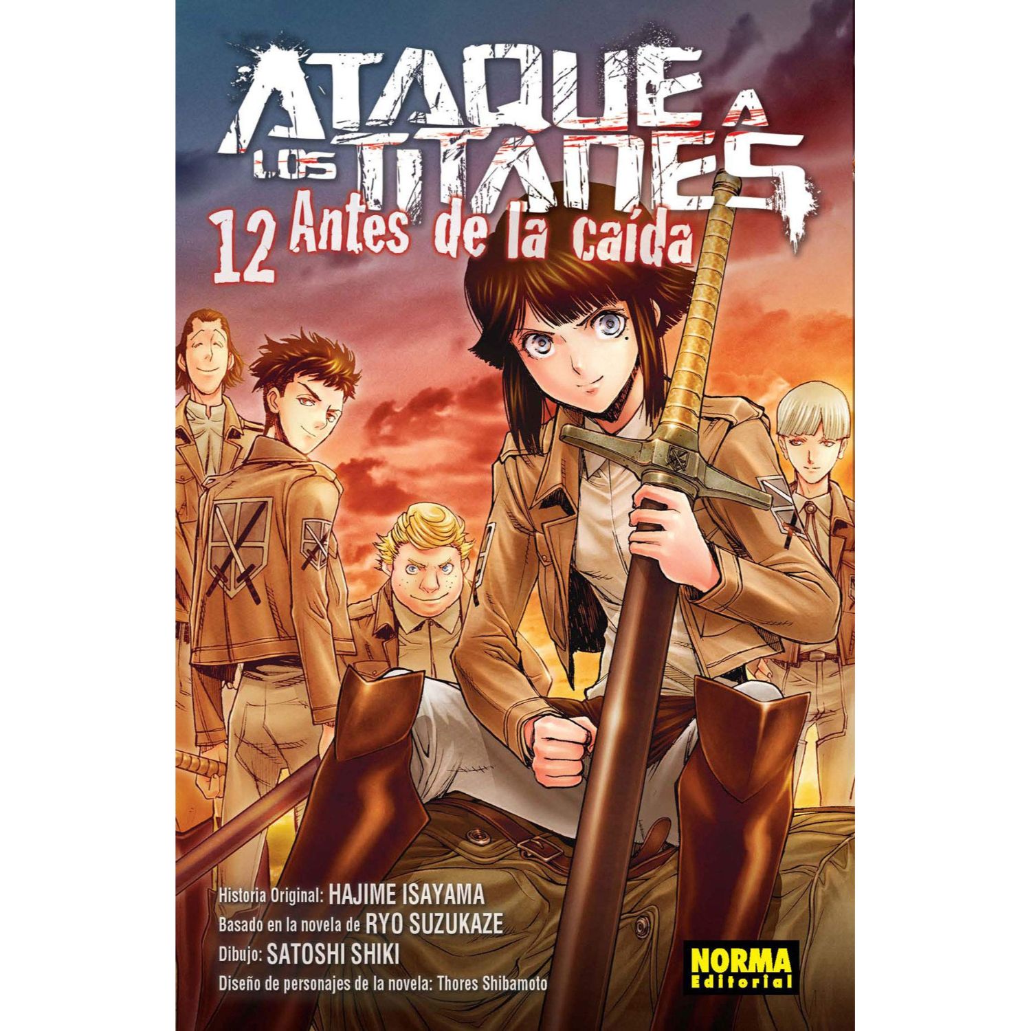 MANGA ATAQUE A LOS TITANES 12 ANTES DE LA CAIDA ISAYAMA, HAJIME - 1