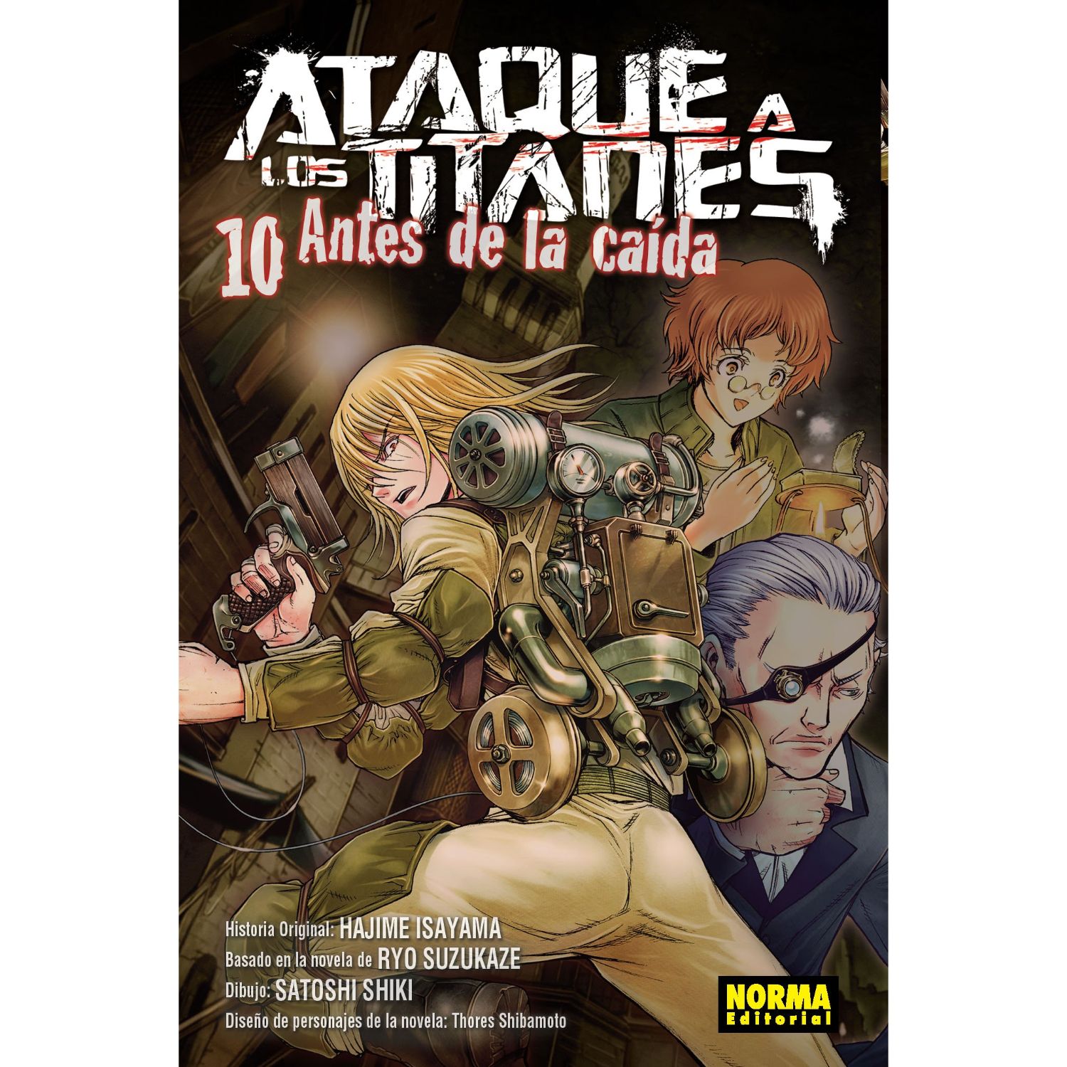 MANGA ATAQUE A LOS TITANES 10 ANTES DE LA CAIDA ISAYAMA, HAJIME - 1