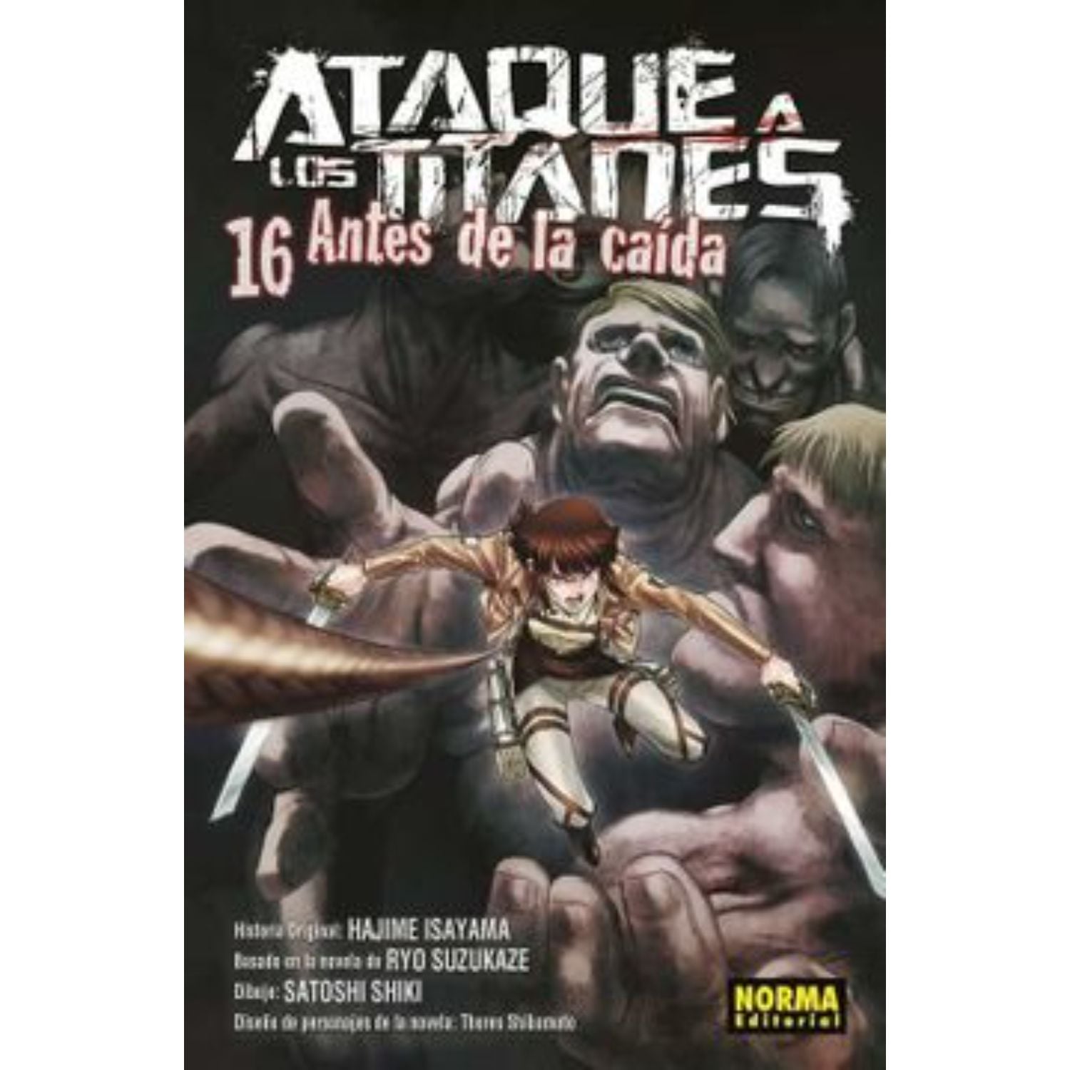 MANGA ATAQUE A LOS TITANES 16 ANTES DE LA CAIDA ISAYAMA, HAJIME - 1