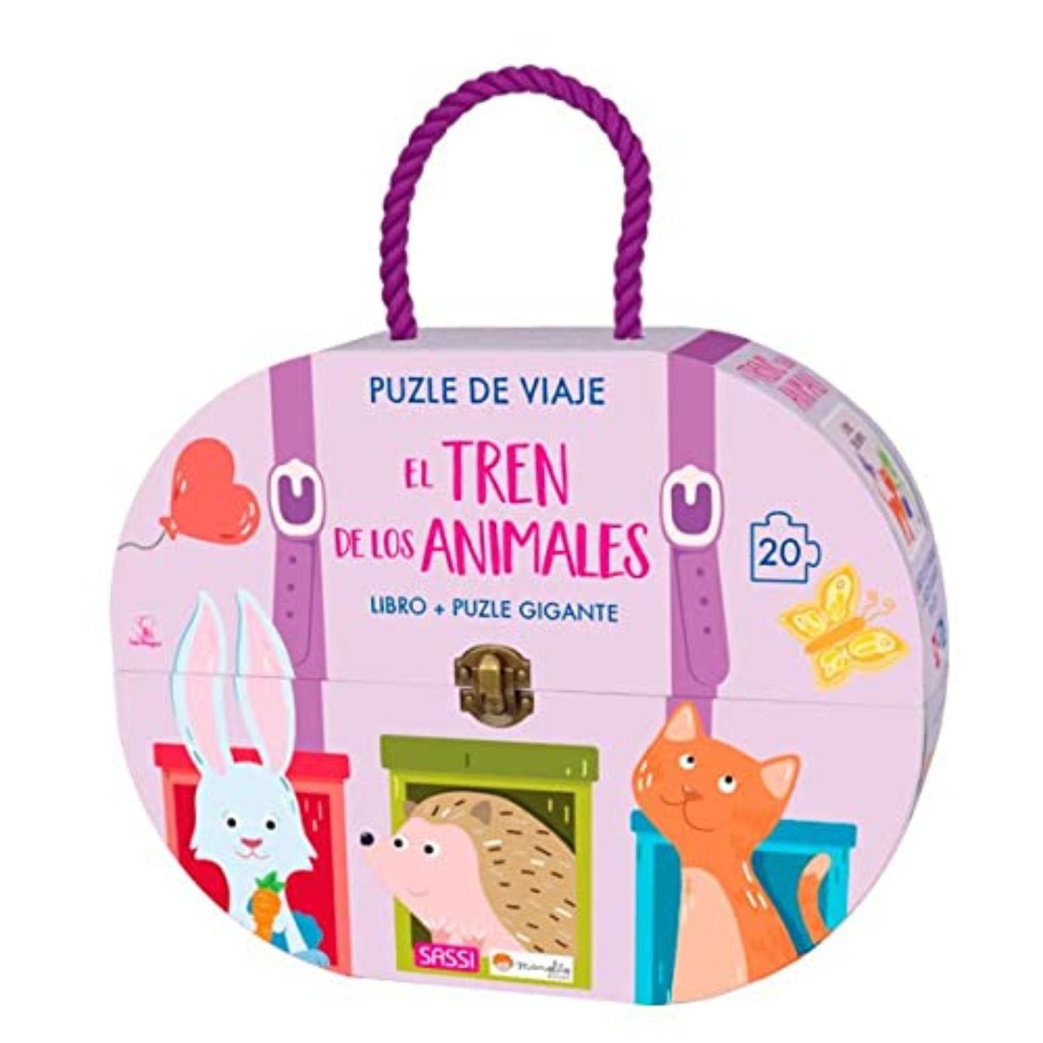 LIBRO Y PUZZLE EL TREN DE LOS ANIMALES - TOMÈ, E. - 1