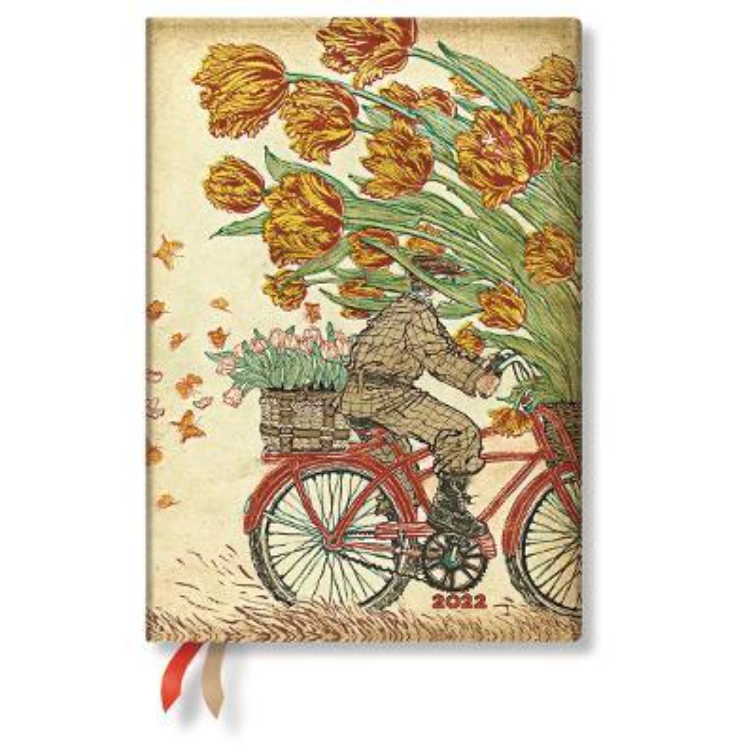 AGENDA 2022 PAPERBLANKS HOLLAND SPRING MIDI TBLANDA SEMANA A VISTA HORIZ - 1