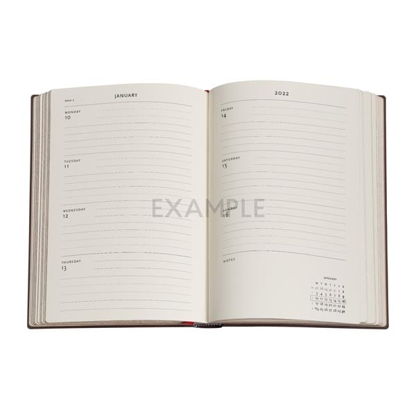AGENDA 2022 PAPERBLANKS TURQUOISE CHRONICLES MIDI T DURA SEMANA A VISTA - 2
