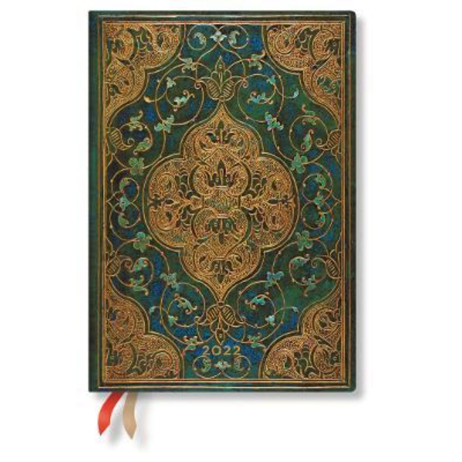 AGENDA 2022 PAPERBLANKS TURQUOISE CHRONICLES MIDI T DURA SEMANA A VISTA - 3