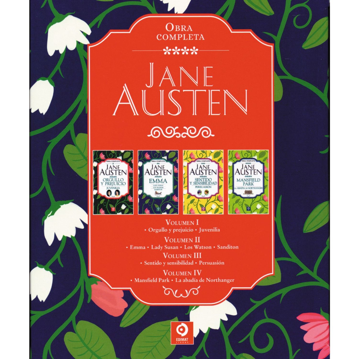 LIBRO JANE AUSTEN OBRAS COMPLETAS 4-VOLUMENES - 2