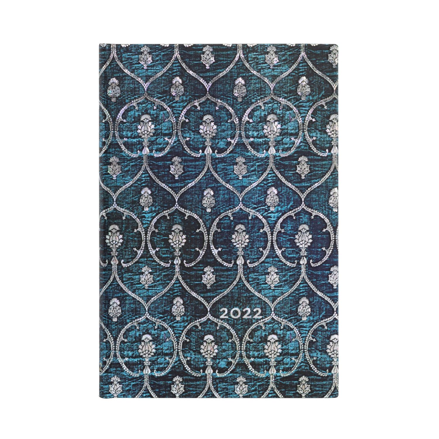 AGENDA 2022 PAPERBLANKS BLUE VELVET MINI TAPA DURA SEMANA VISTA HORIZON - 1