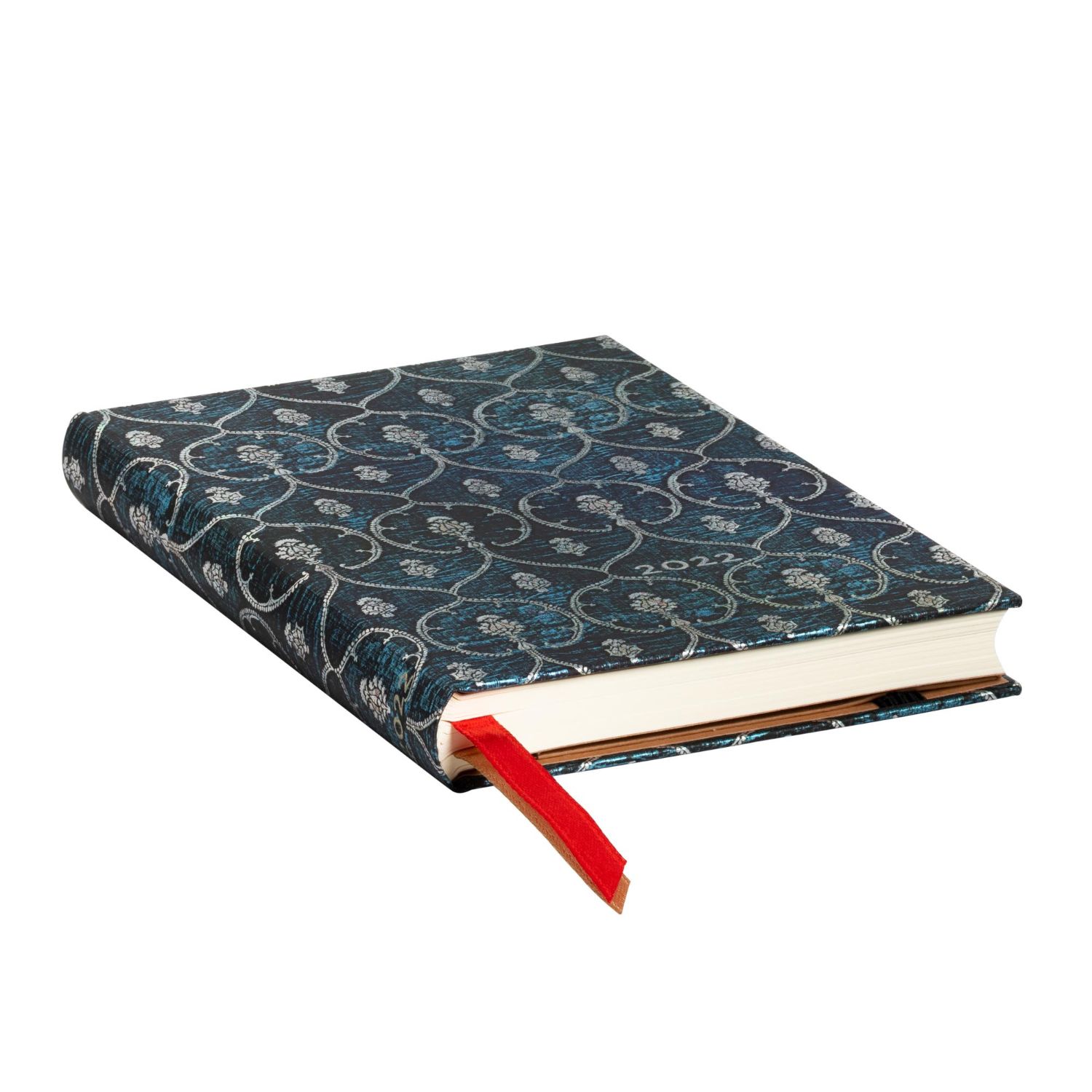 AGENDA 2022 PAPERBLANKS BLUE VELVET MINI TAPA DURA SEMANA VISTA HORIZON - 2