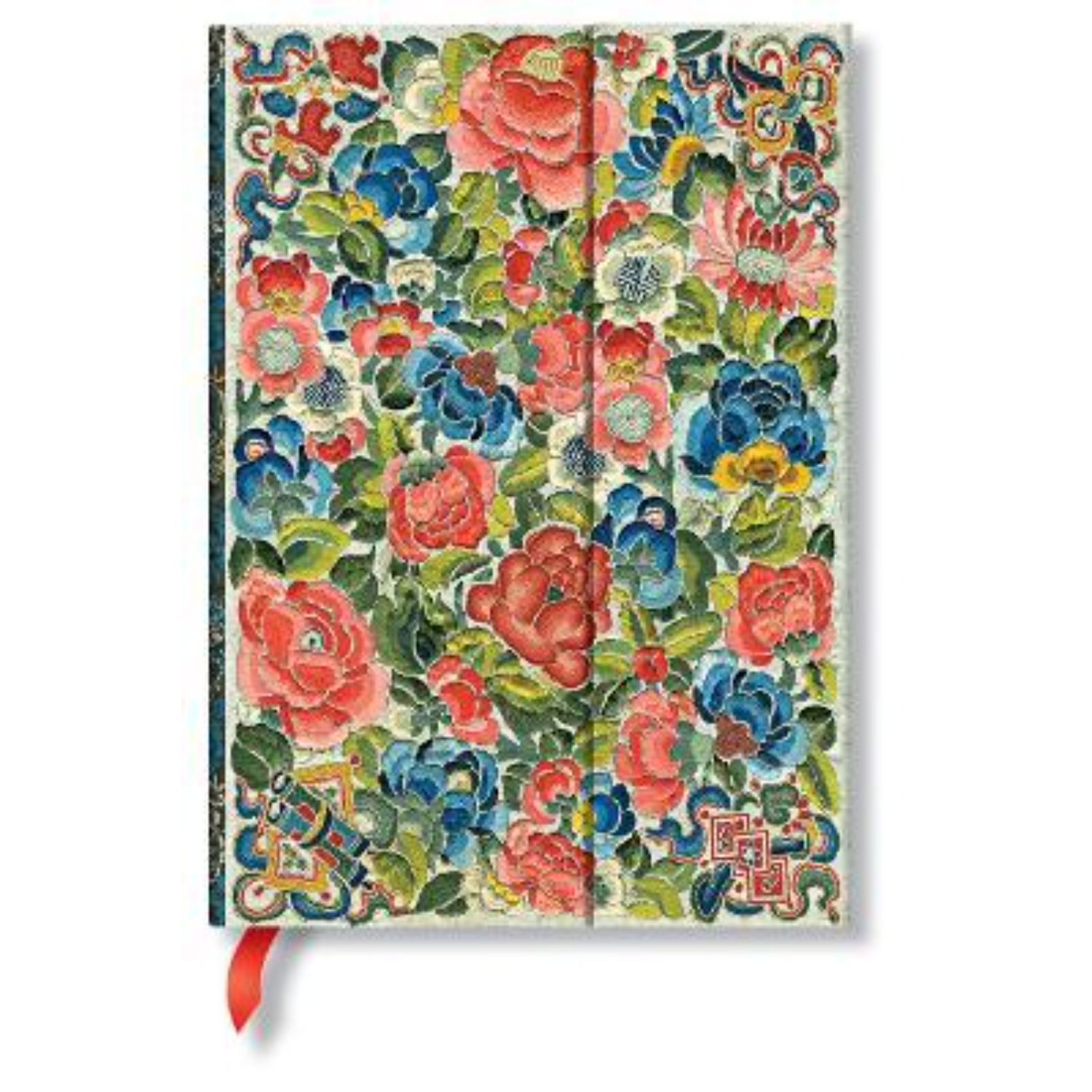 LIBRETA PAPERBLANKS PEKING OPERA EMBROIDERY PEAR GARDEN MIDI TAPA DURA - 1