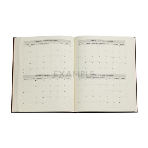 AGENDA 2022 PAPERBLANKS MADAME BUTTERFLY ULTRA T BLANDA SEMANA VISTA HOR - 3