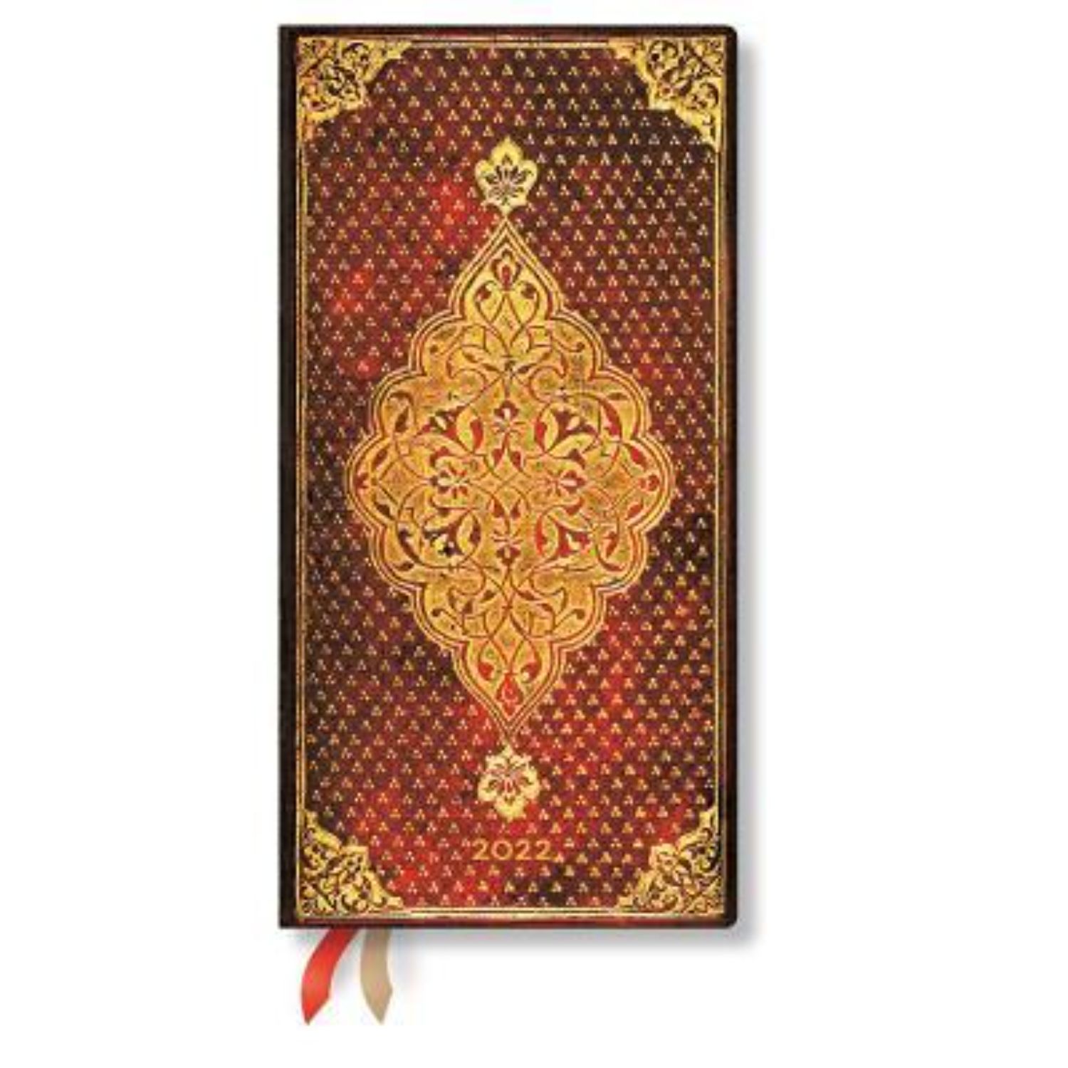 AGENDA 2022 PAPERBLANKS GOLDEN TREFOIL SLIM T DURA SEMANA A VISTA HORIZO - 1