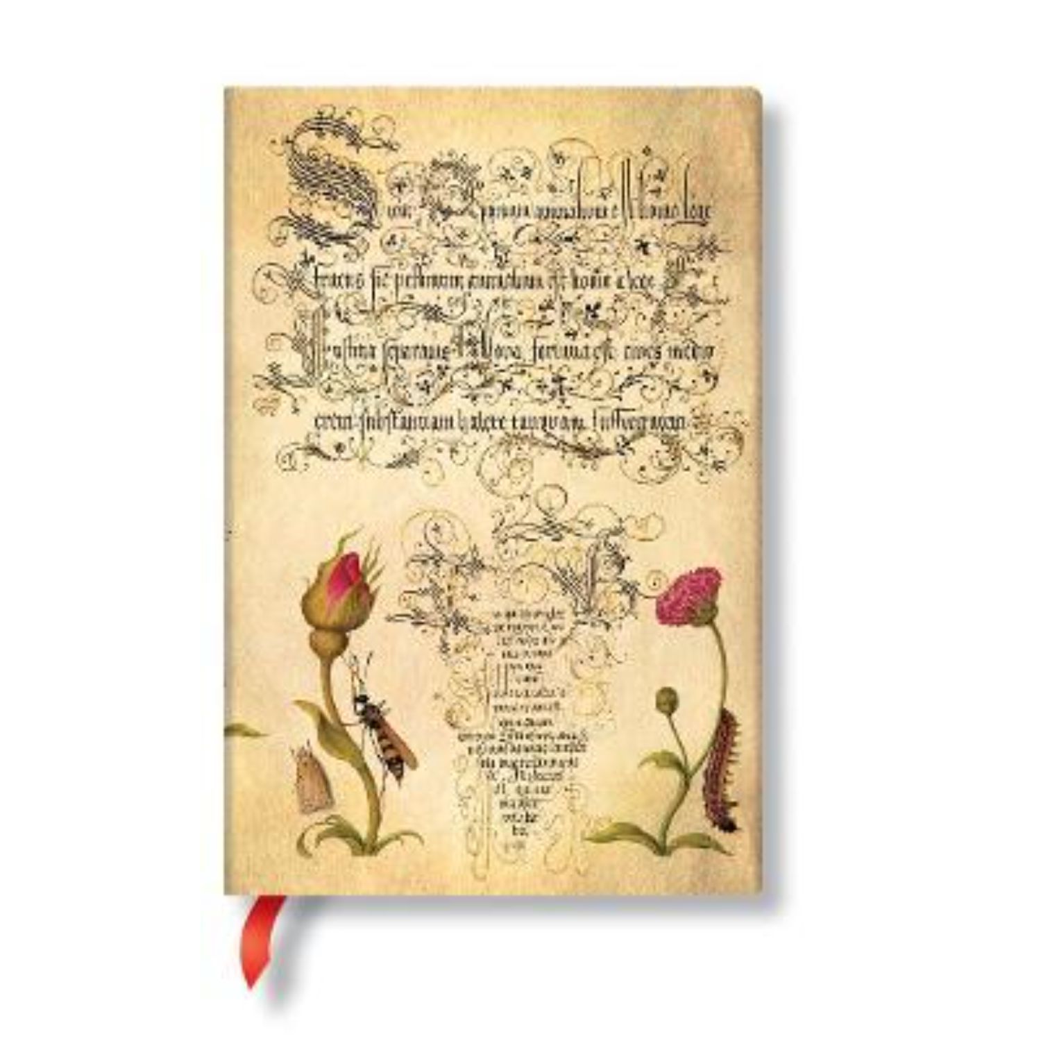 LIBRETA PAPERBLANKS MIRA BOTANICA FLEMISH ROSE MINI TAPA DURA - 1