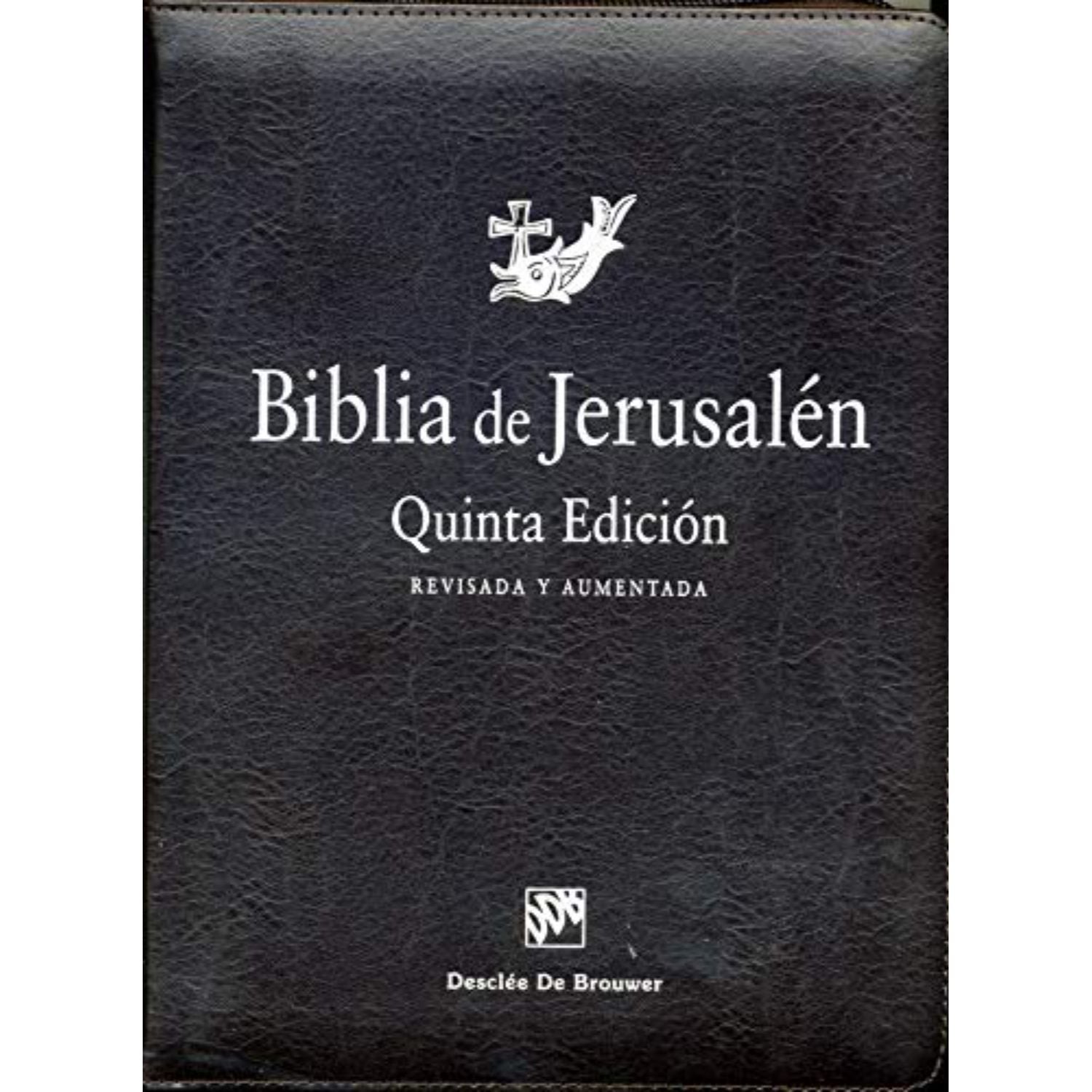 BIBLIA DE JERUSALEN MANUAL 5ª ED CREMALLERA ESCUELA BIBLICA Y ARQUEOLOGIA DE JERUSALEN - 1