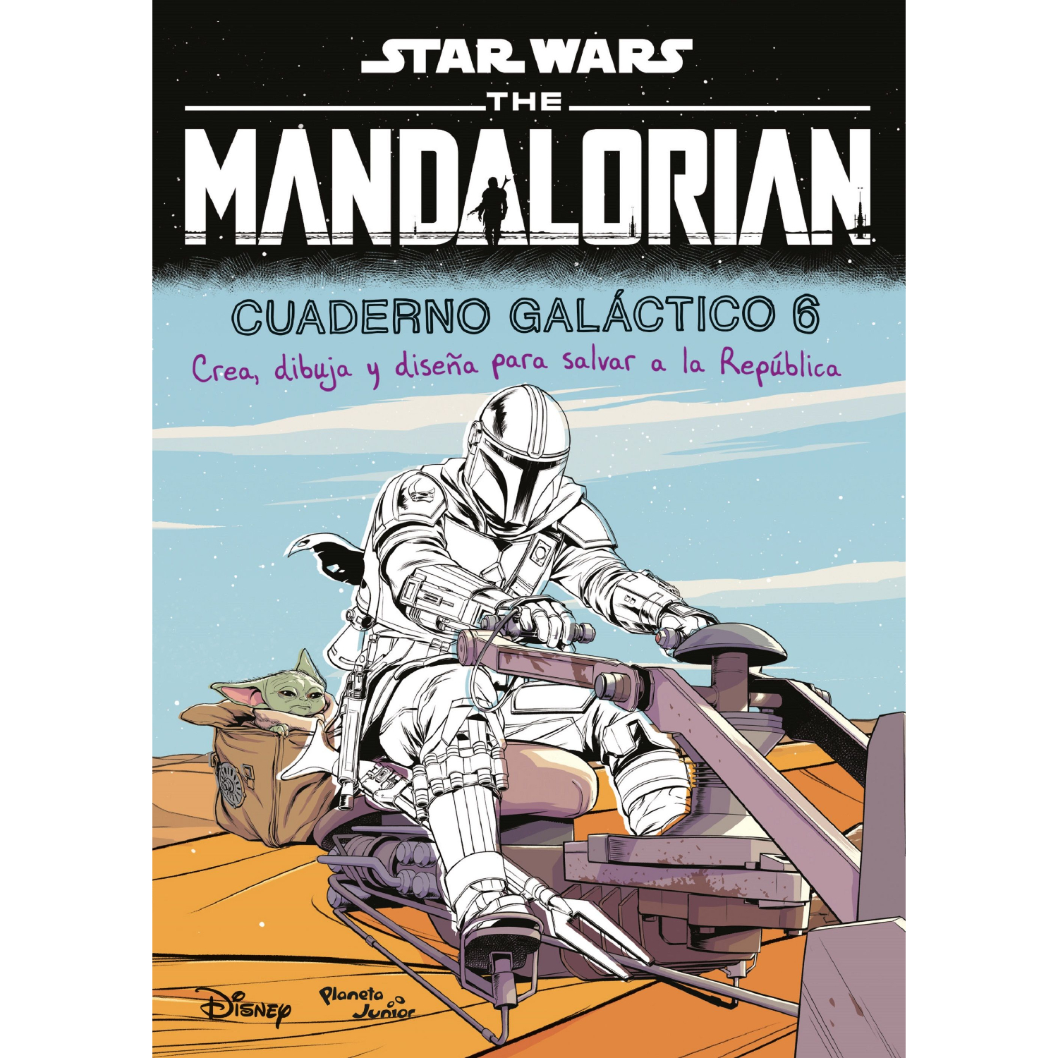 LIBRO STAR WARS THE MANDALORIAN 2. CUADERNO GALÁCTICO 6 - DISNEY - 1