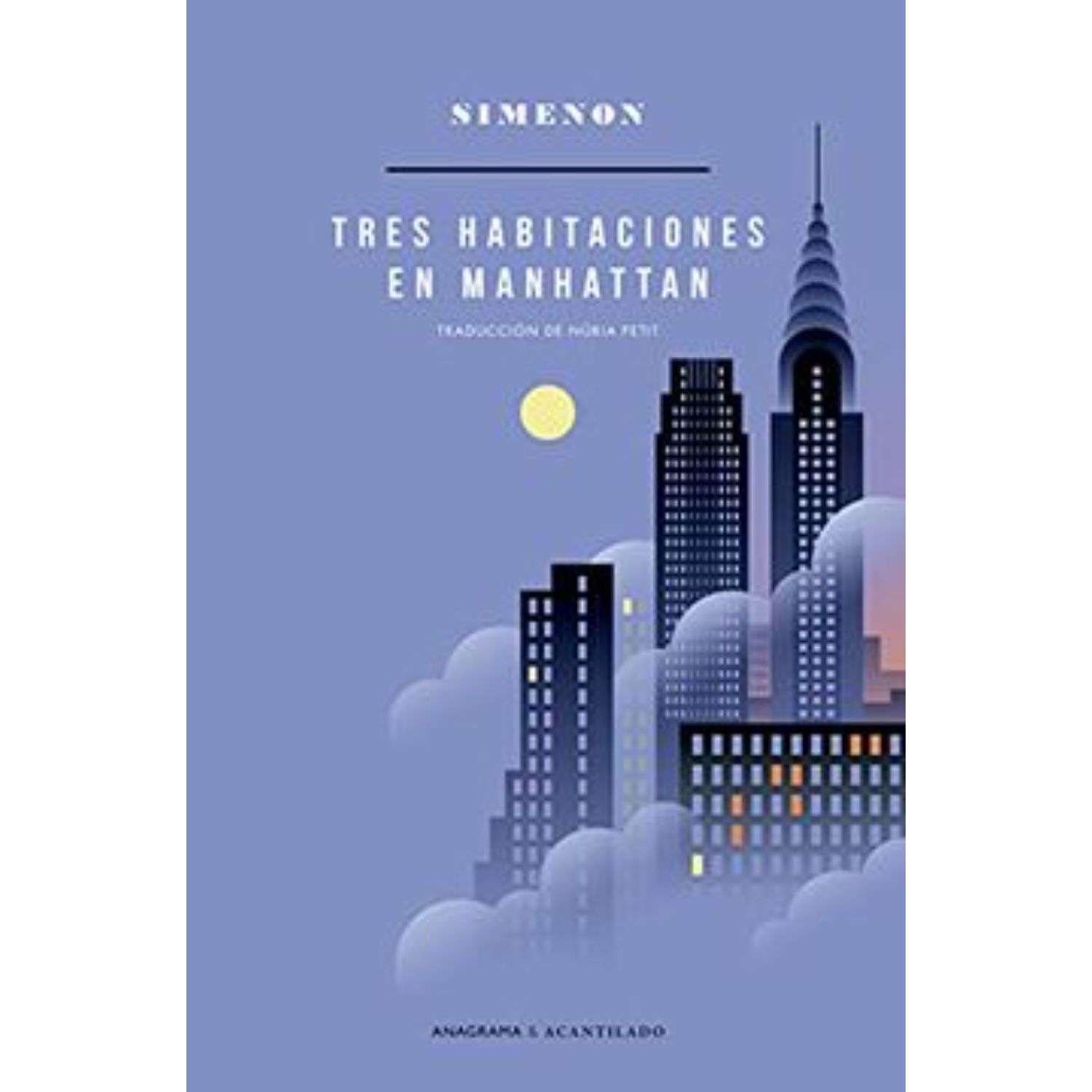 LIBRO TRES HABITACIONES EN MANHATTAN - SIMENON, GEORGES - 1