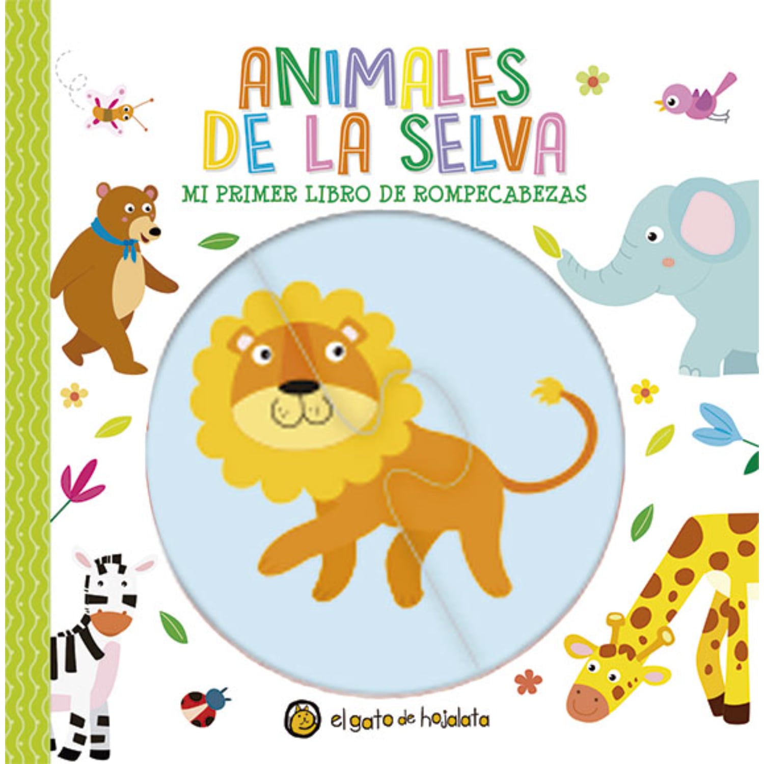 ANIMALES DE LA SELVA - MI PRIMER LIBRO DE ROMPECABEZA - EL GATO DE HOJALATA - 1
