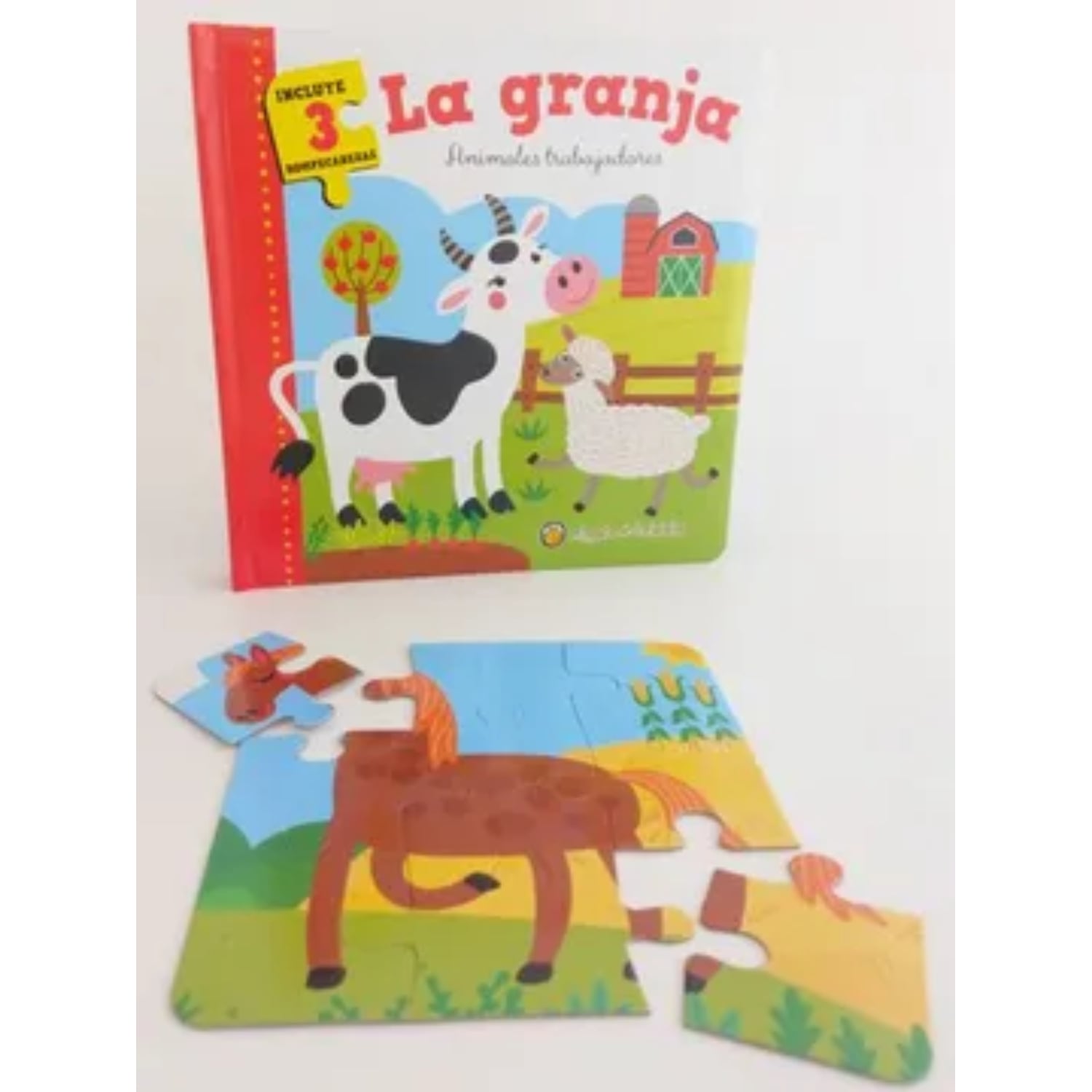 LIBRO ANIMALES PARA ARMAR-EN LA GRANJA - EL GATO DE HOJALATA - 1