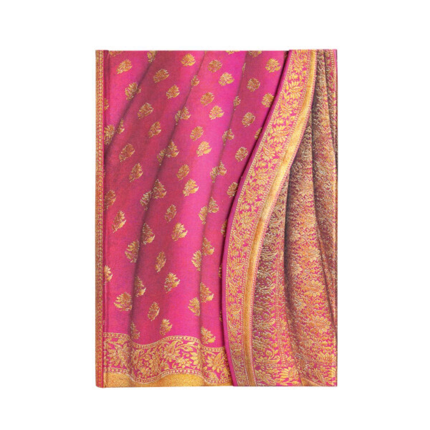 LIBRETA PAPERBLANKS GULABI (VARANASI SILKS) MIDI T.DURA LINEAS - 1
