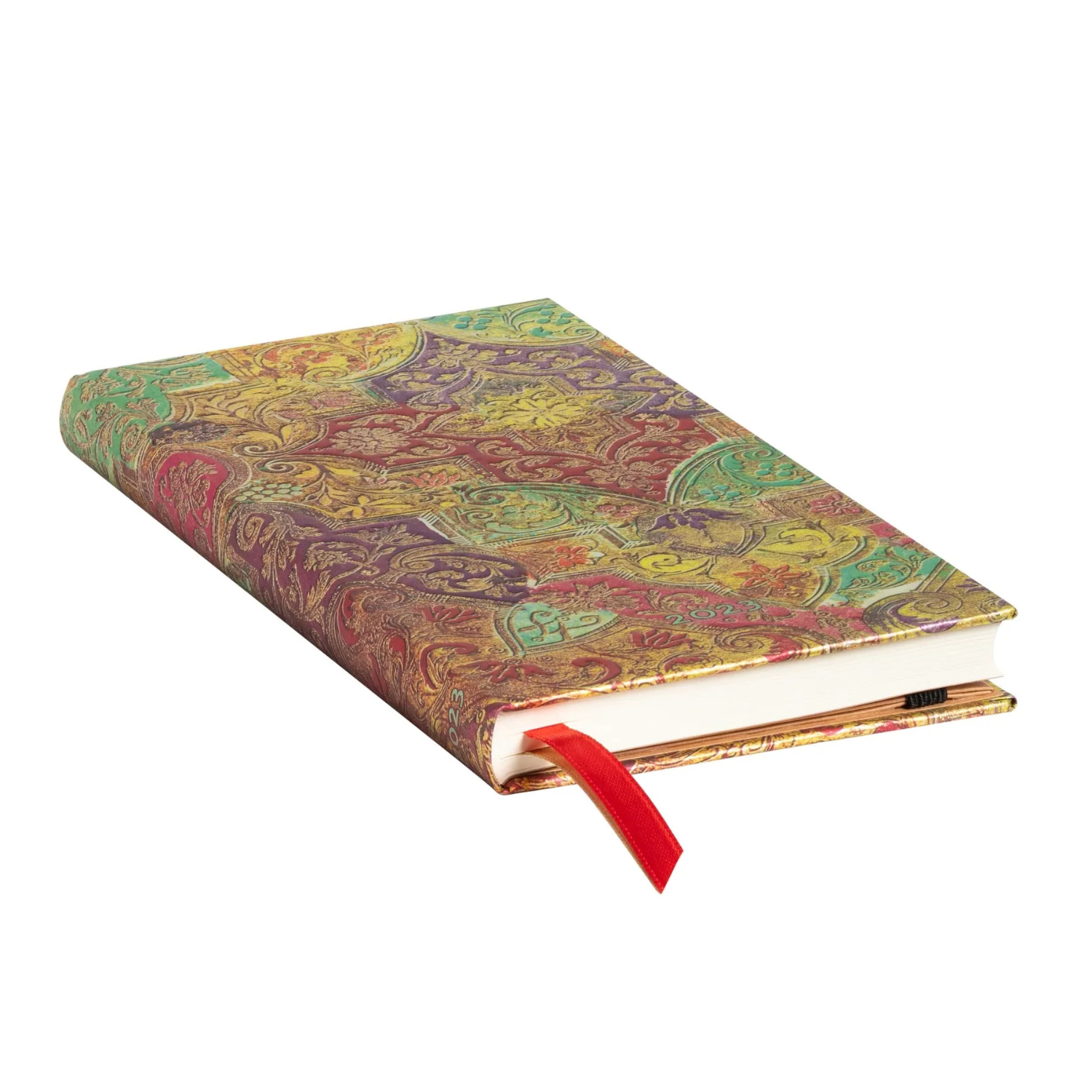 AGENDA 2023 PAPERBLANKS BAVARIAN WILD FLOWER T.DURA VISTA SEMANA SLIM - 3