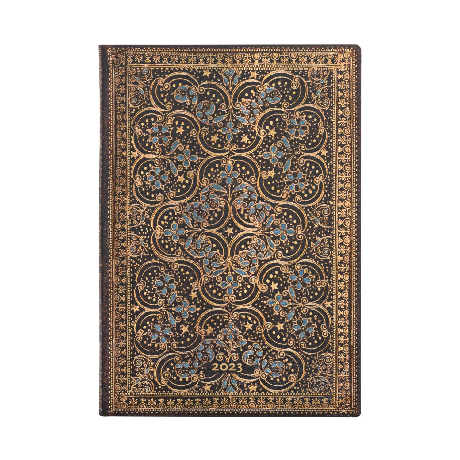 AGENDA 2023 PAPERBLANKS RESTAURACION TAPA FLEXIBLE VISTA SEMANAL MIDI - 1