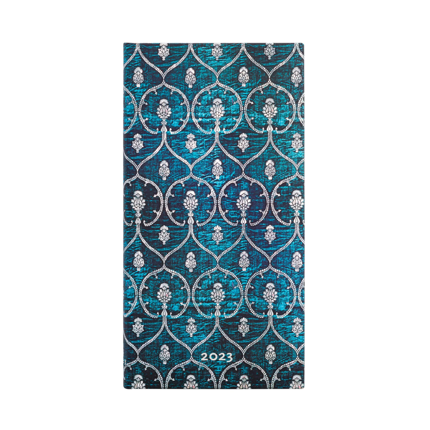 AGENDA 2023 PAPERBLANKS TERCIOPELO AZUL VELVET T.DURA VIS SEMANA SLIM - 1
