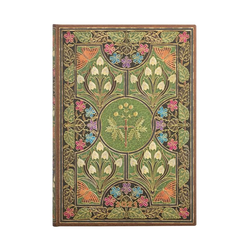 AGENDA 2023 PAPERBLANKS POESÌA EN FLOR T.DURA VIS SEMANA MIDI - 1