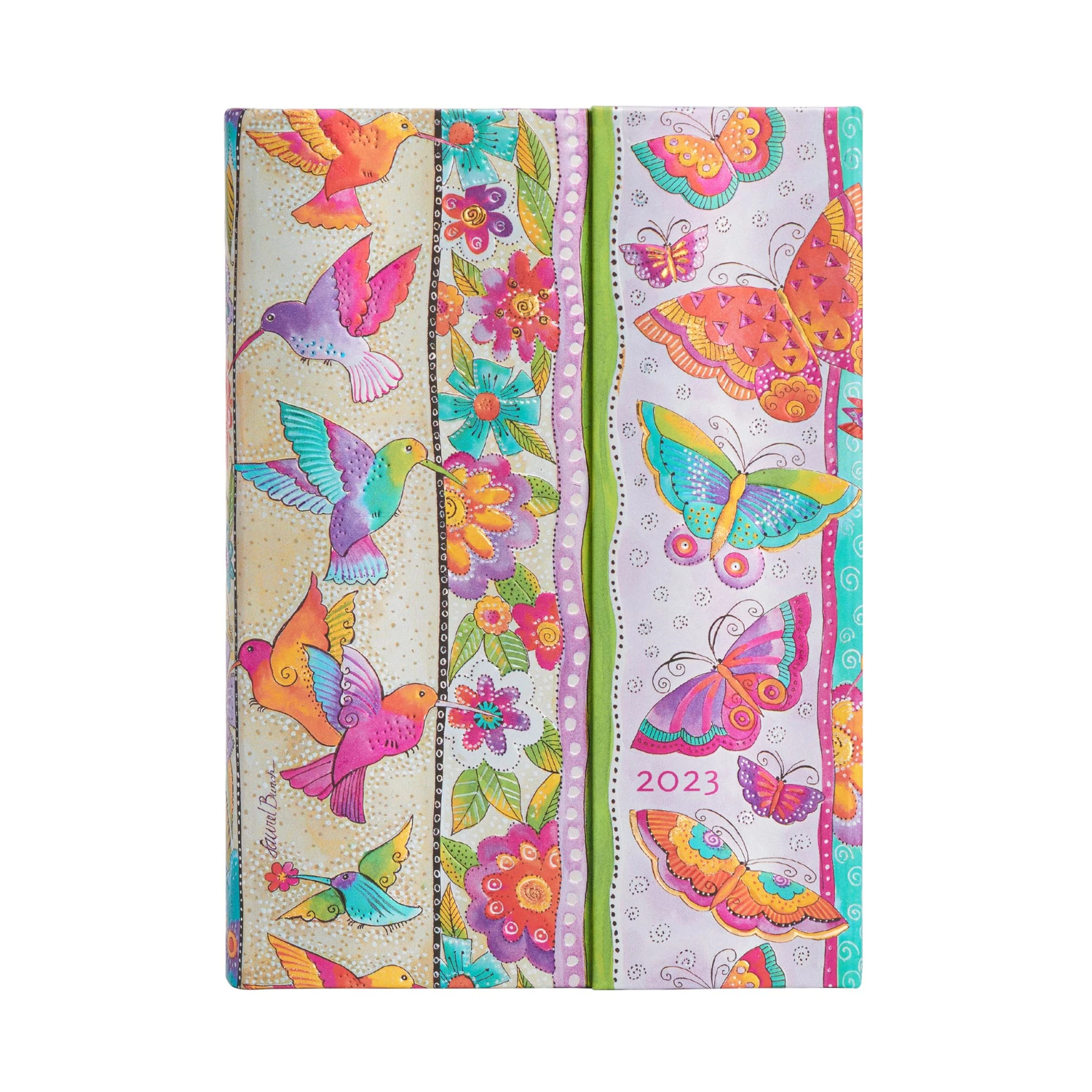 AGENDA 2023 PAPERBLANKS HUMMINGBIRDS FLUTTERBYES T.DURA VISTA DIA MIDI - 1