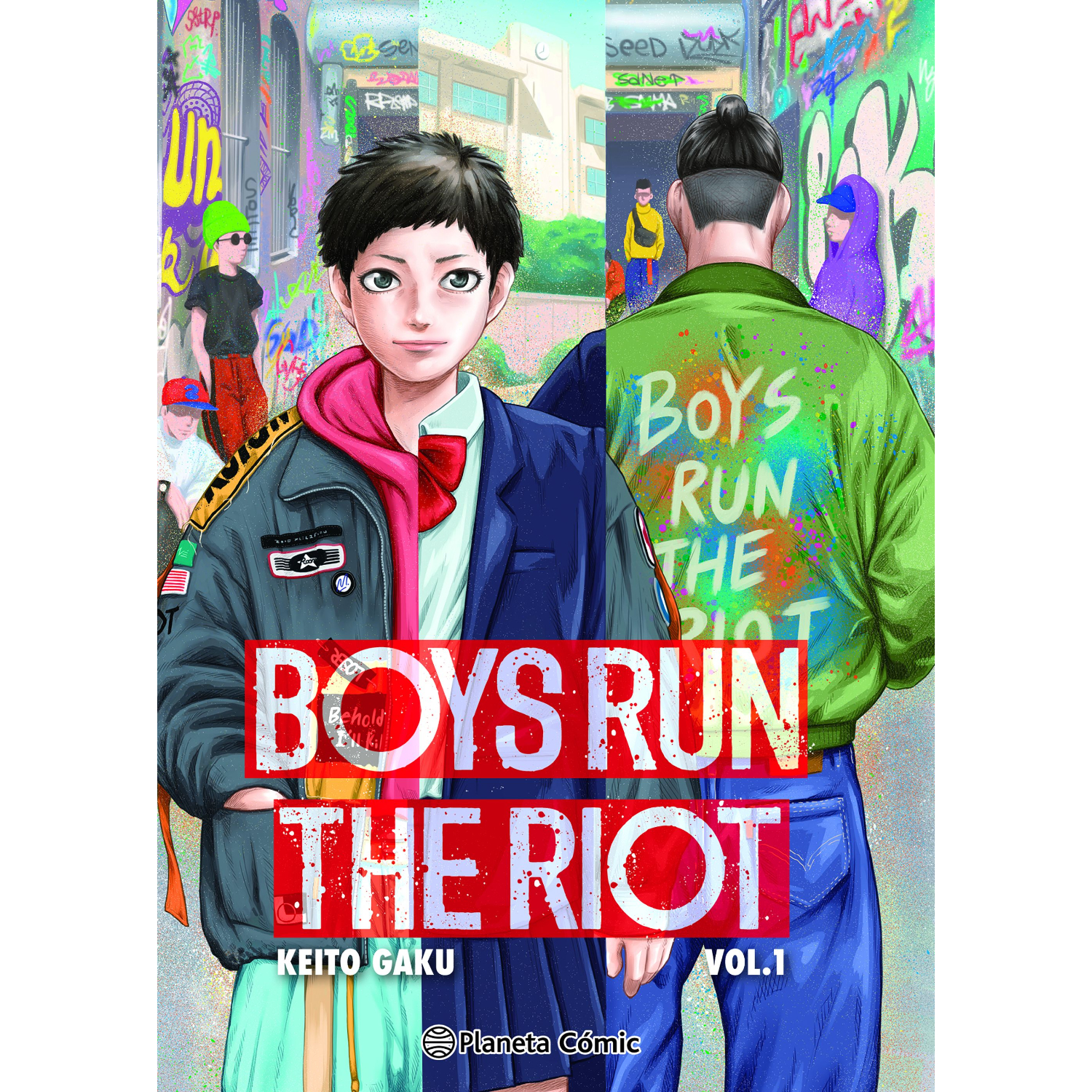 MANGA BOYS RUN THE RIOT Nº 01 04 GAKU, KEITO - 1