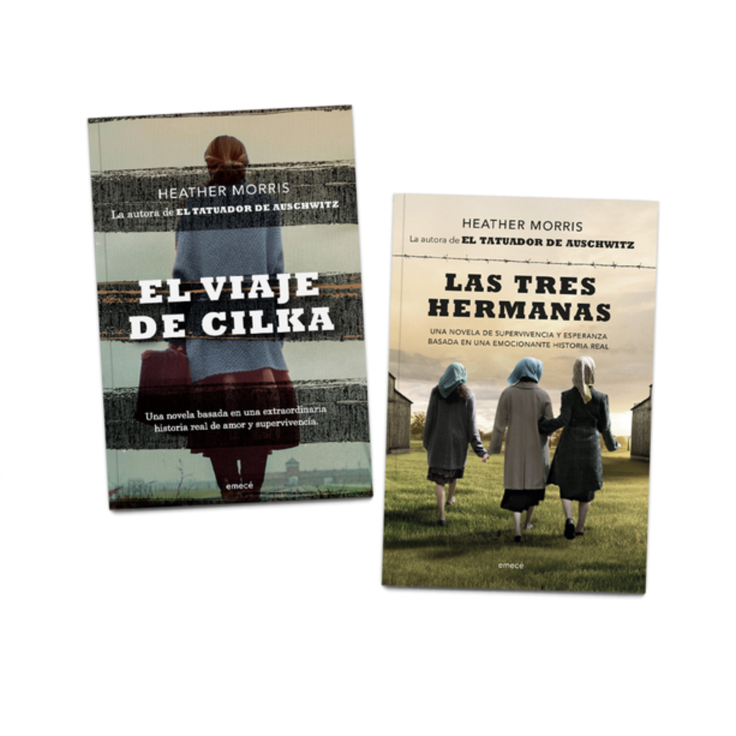 LIBROS LAS TRES HERMANAS + EL VIAJE DE CILKA HEATHER MORRIS - 1