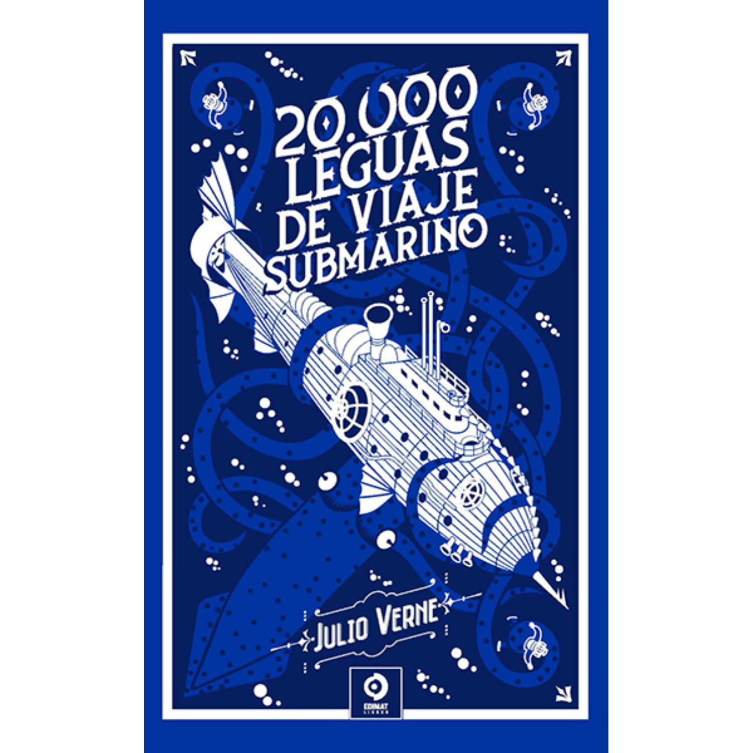 LIBRO VEINTE MIL LEGUAS DE VIAJE SUBMARINO JULIO VERNE - 1