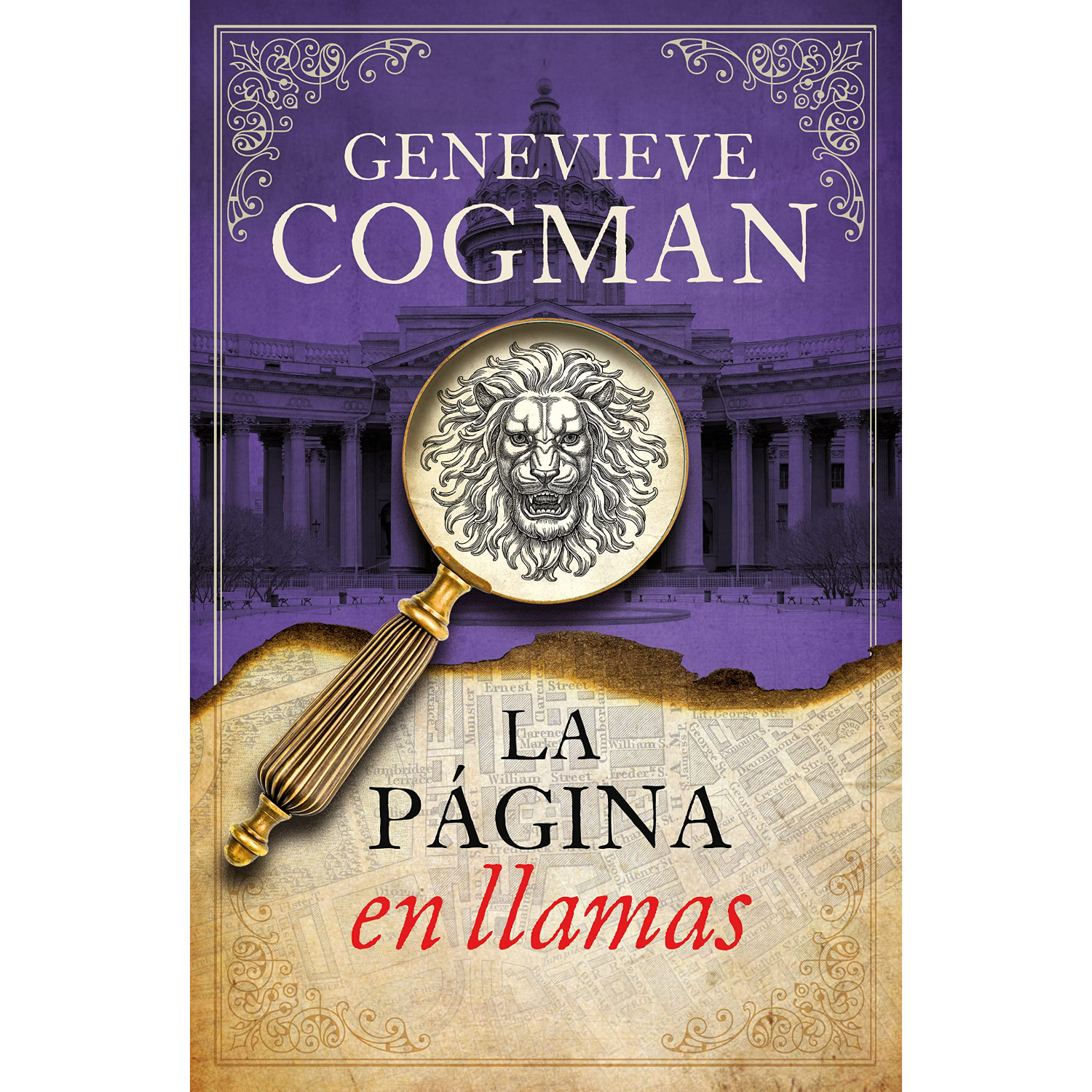 NOVELA JUVENIL LA PÁGINA EN LLAMAS COGMAN, GENEVIEVE - 1