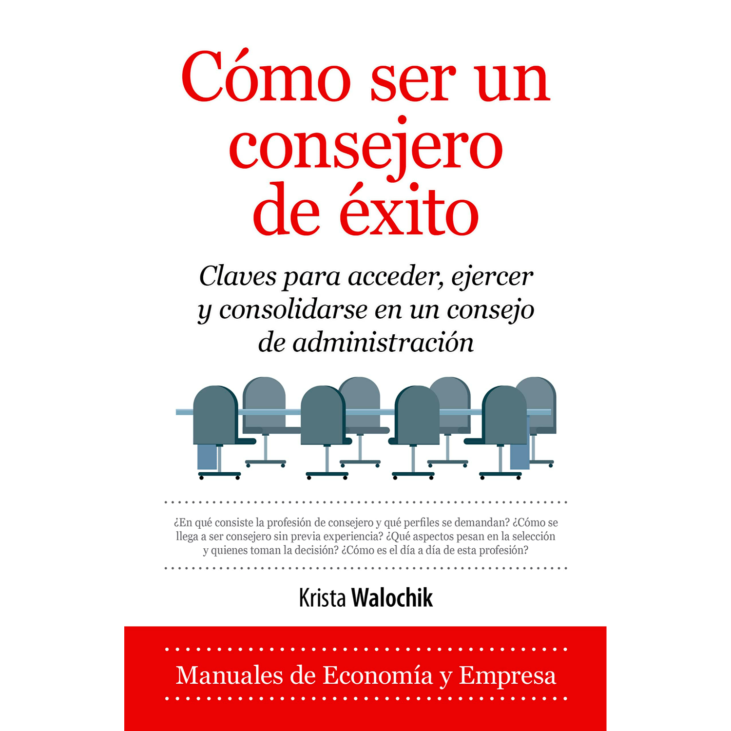 LIBRO CÓMO SER UN CONSEJERO DE EXITO KRISTA WALOCHIK - 1