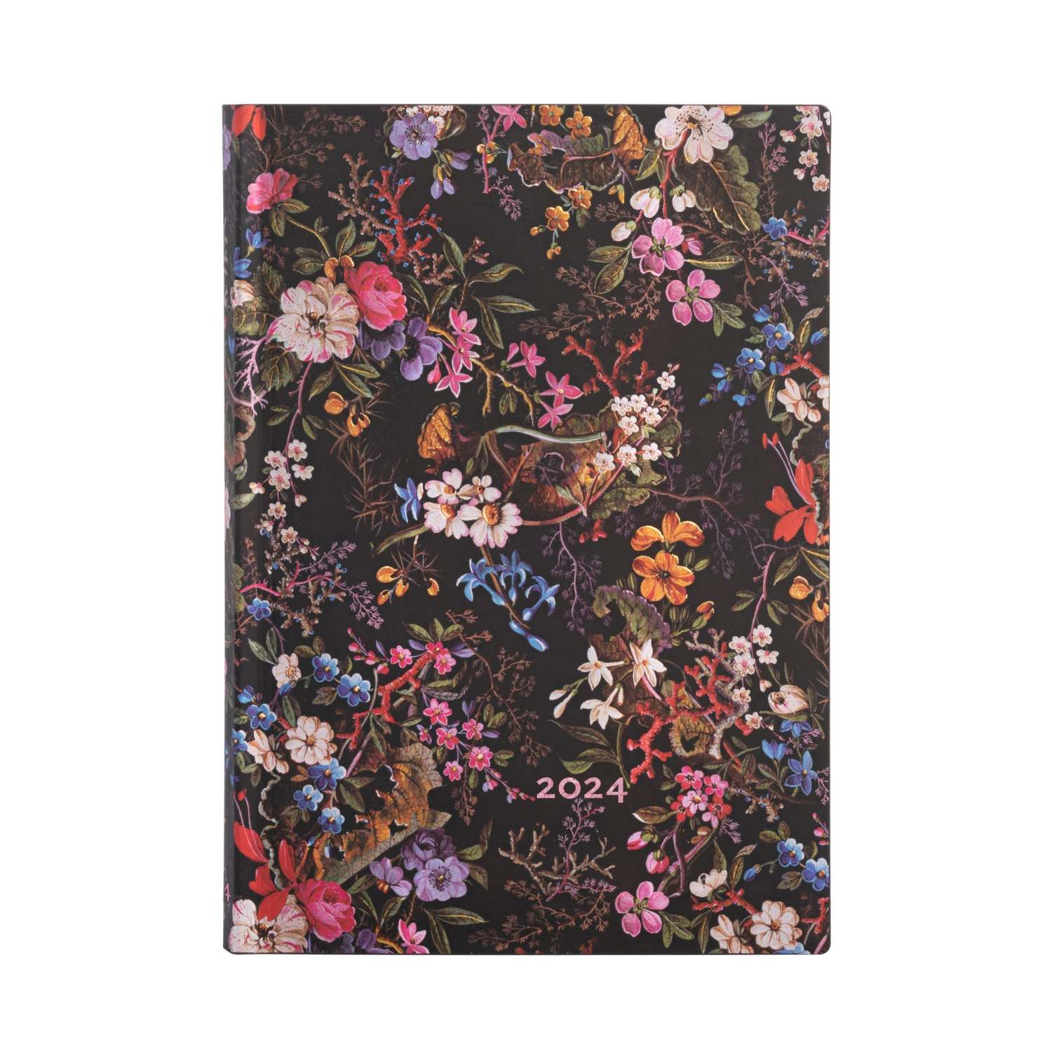 AGENDA 2024 PAPERBLANKS FLORALIA WILLIAM KILBURN T.FLEXIBLE V. DIA MIDI - 1