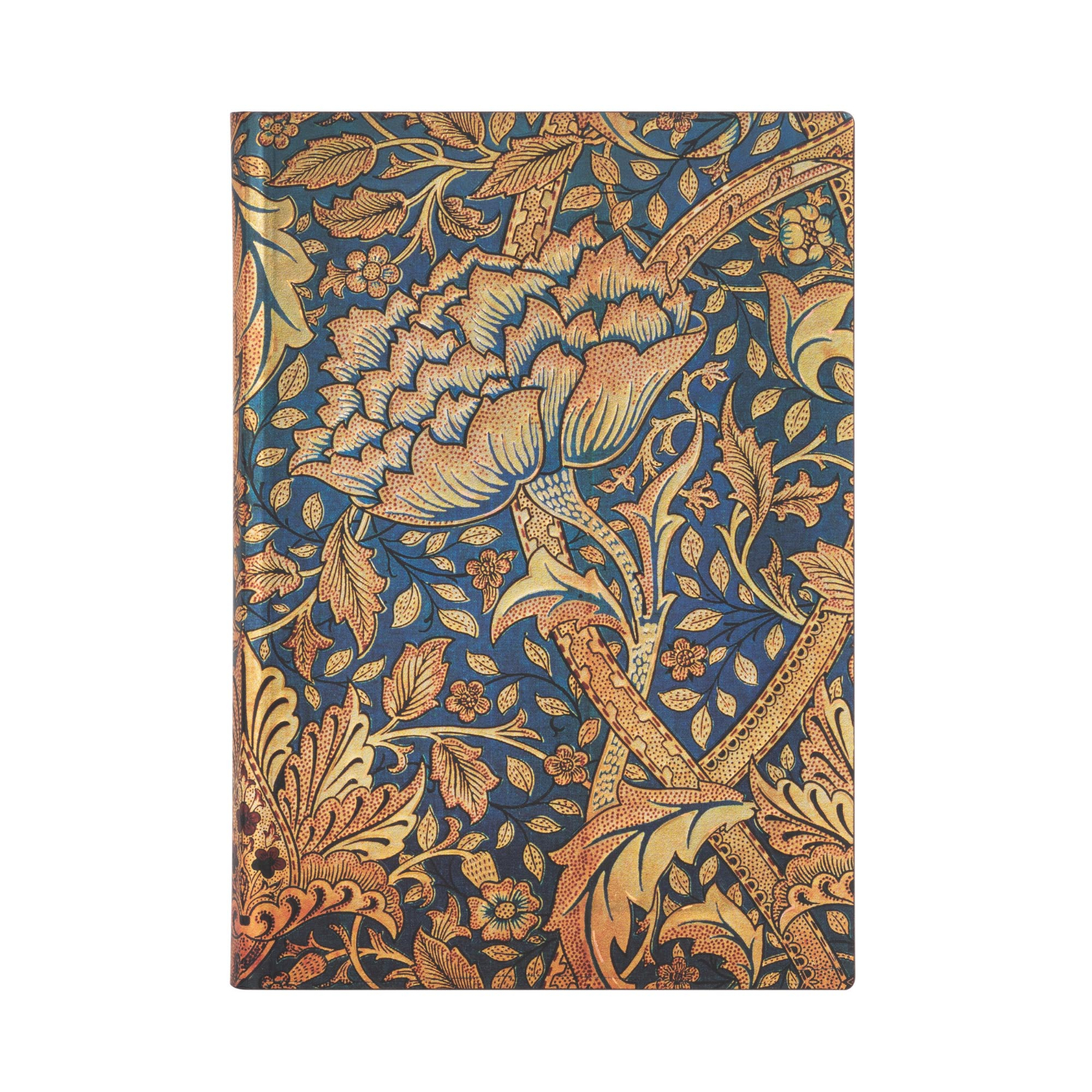 LIBRETA PAPERBLANKS WILLIAM MORRIS TAPA FLEXIBLE CON LINEAS MIDI - 1
