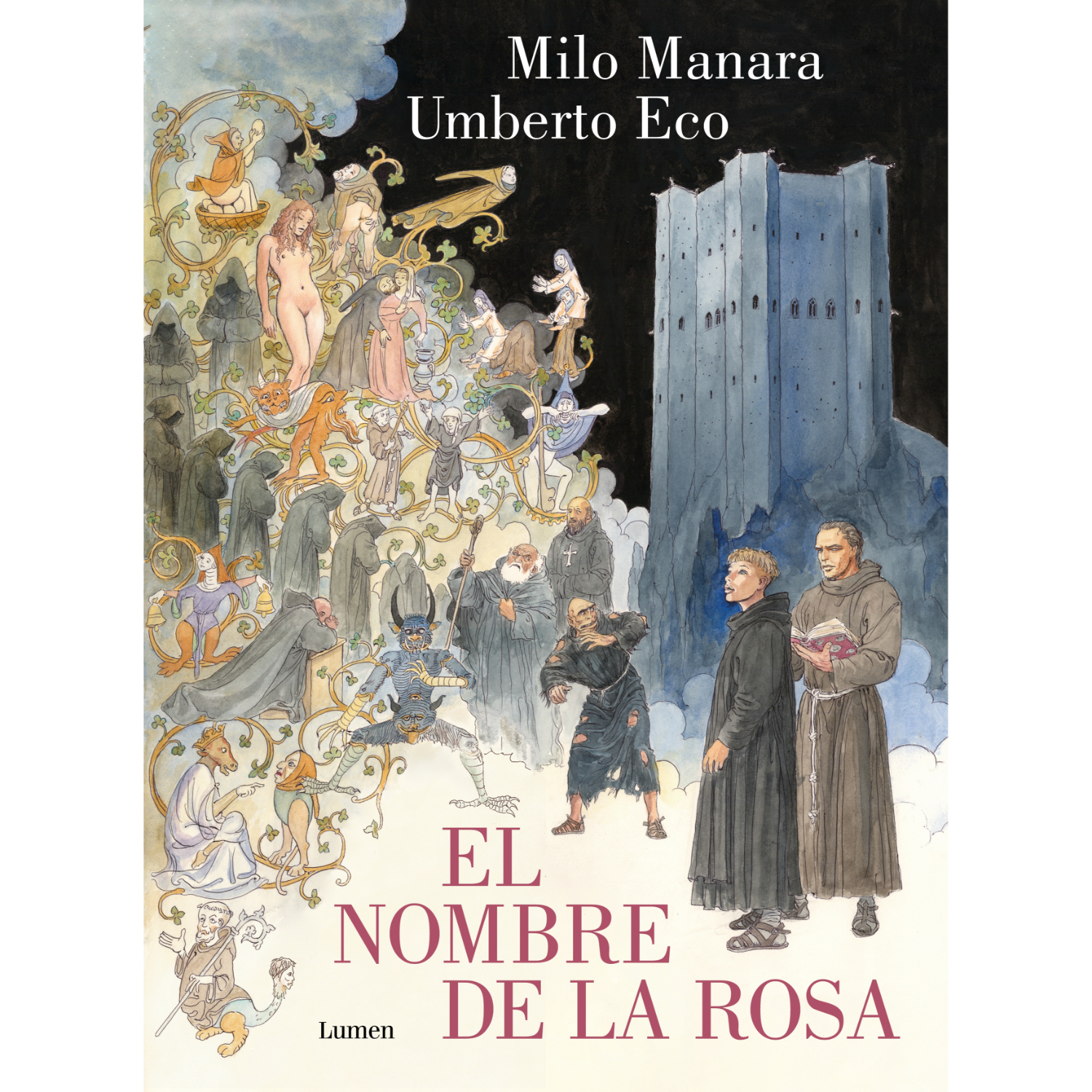 NOVELA GRAFICA EL NOMBRE DE LA ROSA () MANARA, MILO - 1