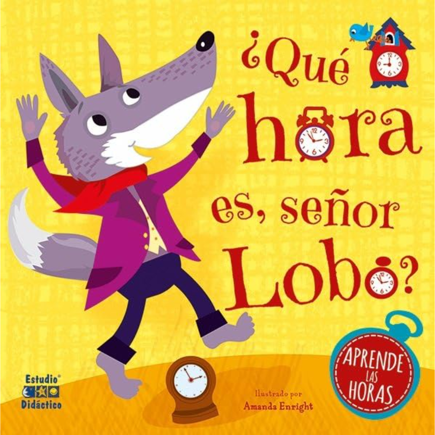 QUE HORA ES SENOR LOBO (MINI LIBROS) - ENRIGHT, AMANDA - 1