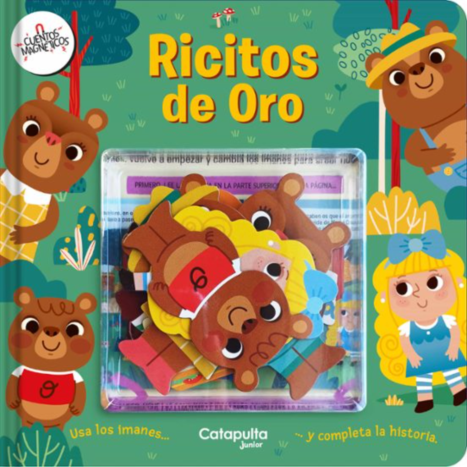 LIBRO CUENTOS MAGNÉTICOS: RICITOS DE ORO - EQUIPO EDITORIAL - 1