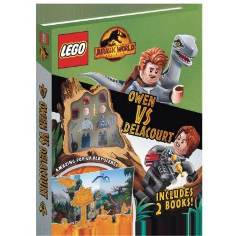 LEGO LANDSCAPE JURASSIC WORLD: OWEN VS. DELACOURT - 1