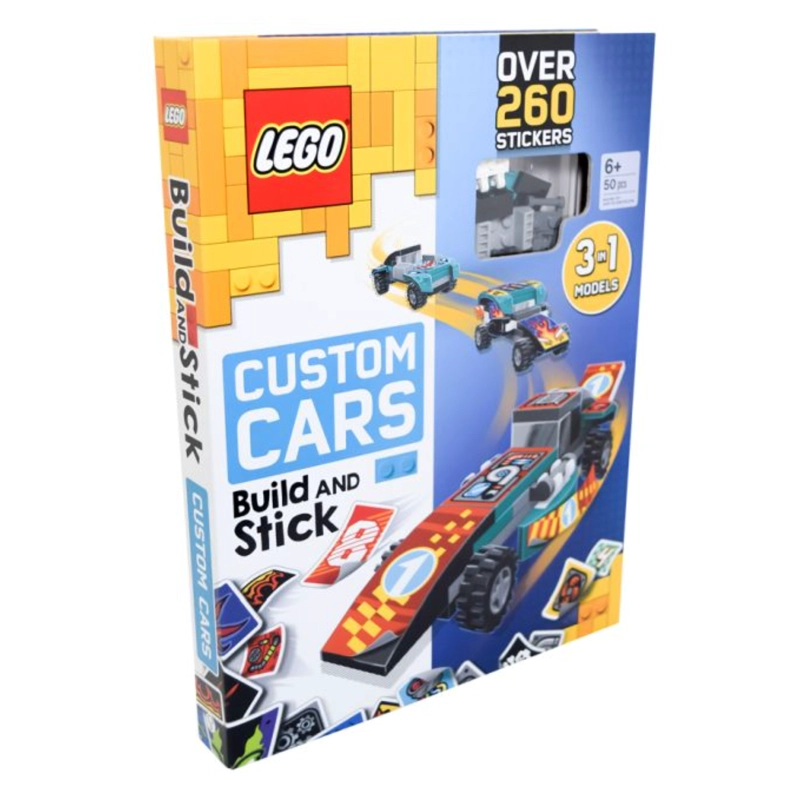 LEGO: CONSTRUYE Y PEGA SUPER AUTOS DE CARRERA - 1