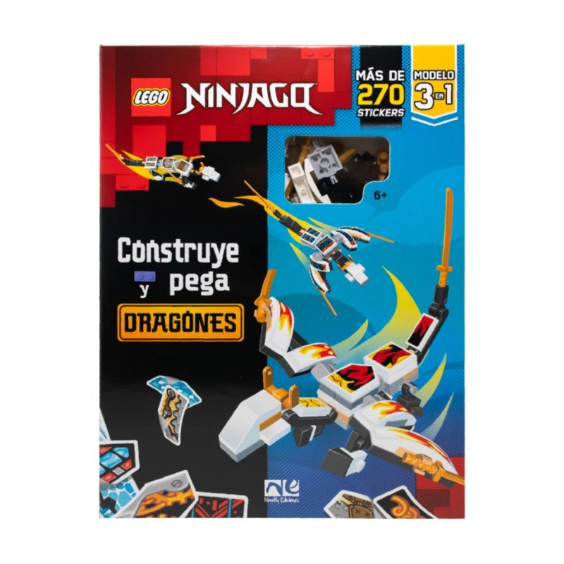 LEGO NINJAGO CONSTRUYE Y PEGA: DRAGONES