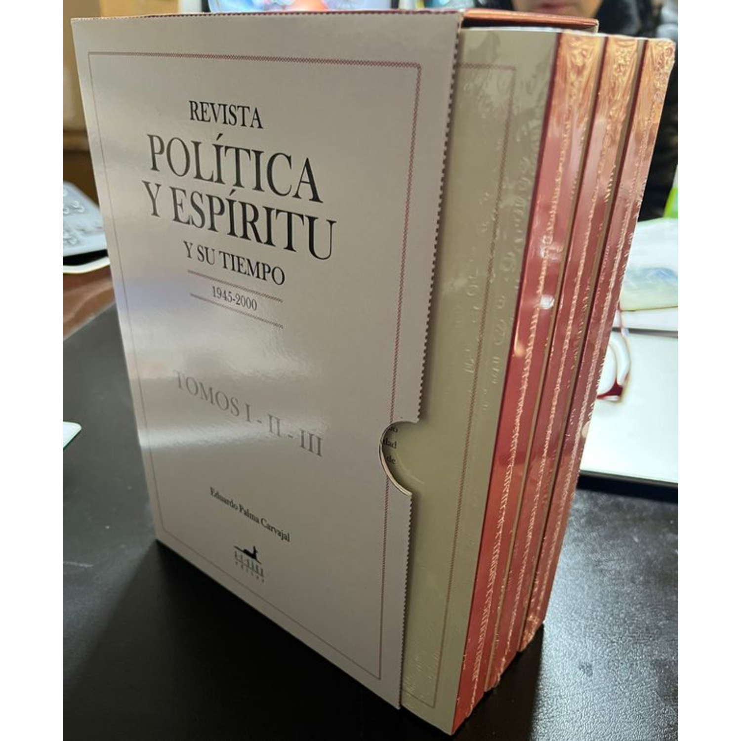 LIBRO REVISTA POLITICA Y ESPIRITU Y SU TIEMPO 3 TOMOS PALMA, EDUARDO - 1