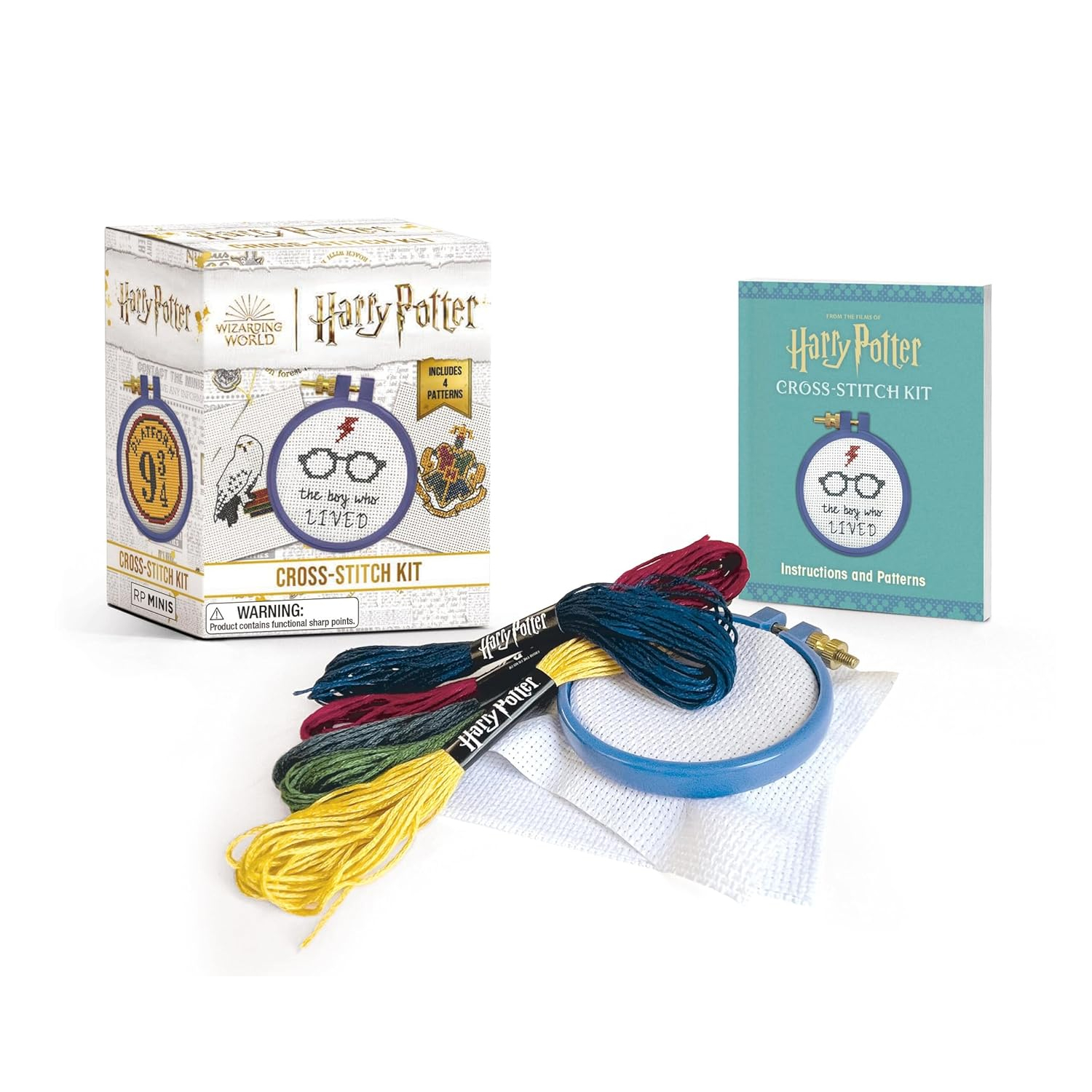 FIGURA HARRY POTTER CROSS-STITCH KIT RUNNING PRESS - 1