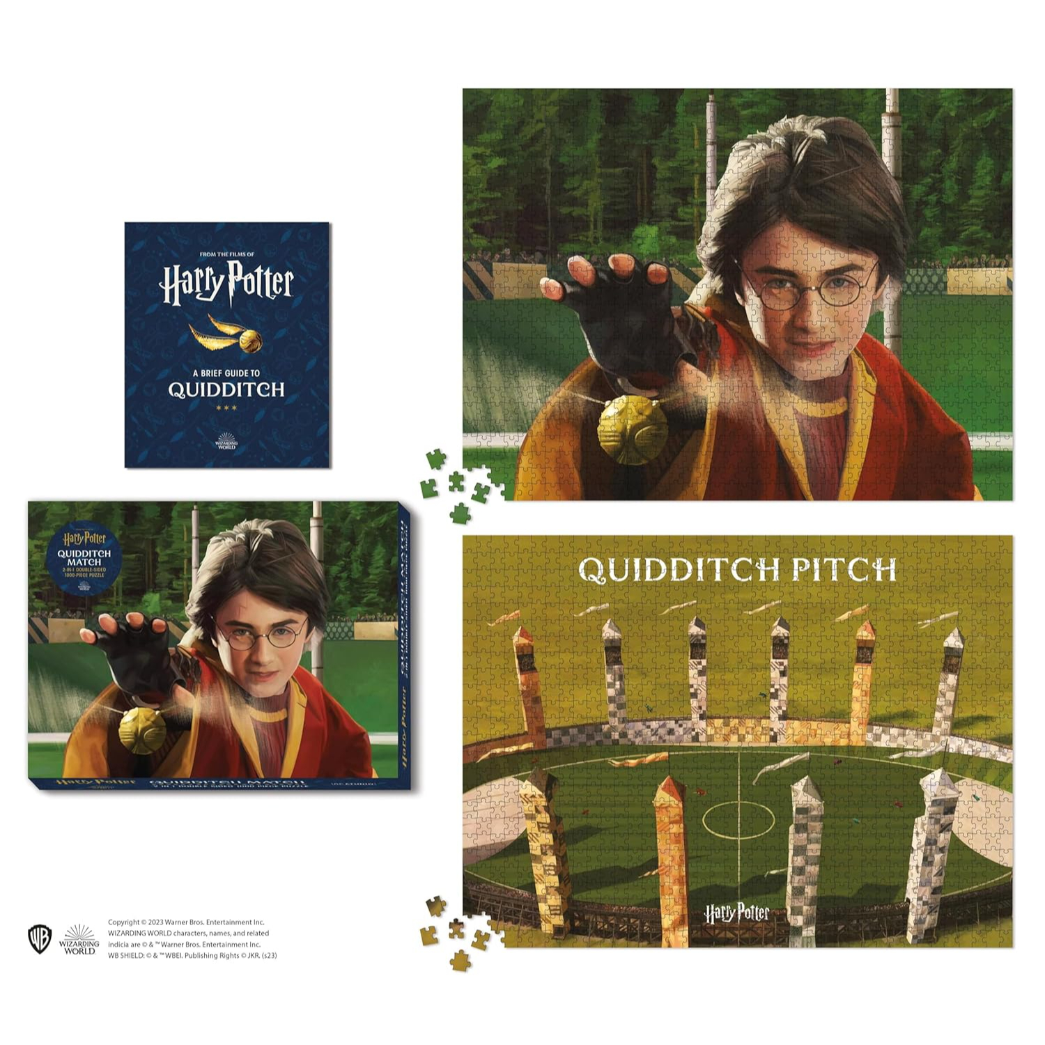 ROMPECABEZA REVERSIBLE HARRY POTTER 2 EN 1 1000 PIEZAS - 1