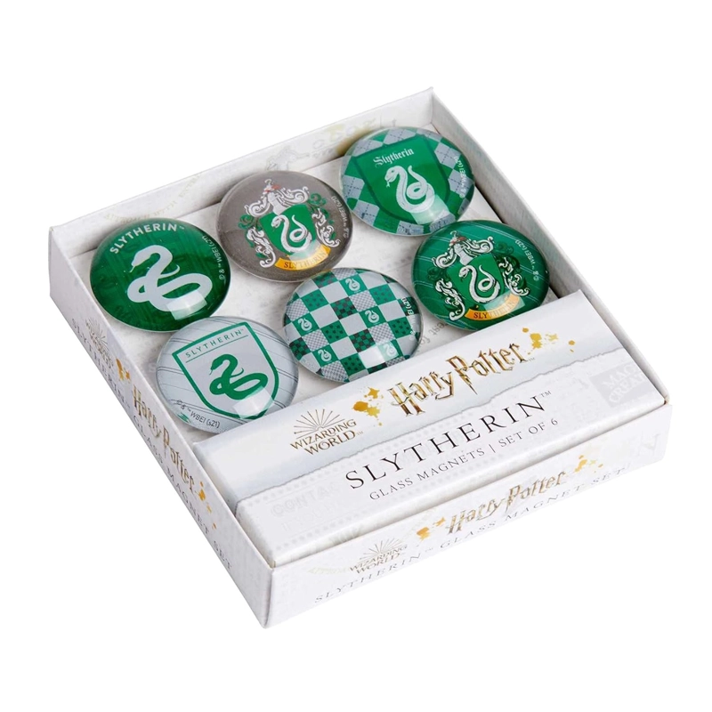 HARRY POTTER IMANES DE CRISTAL DISEÑO SLYTHERIN (6 UDS) - 1