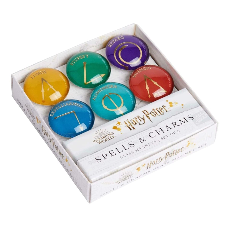 HARRY POTTER IMANES DE CRISTAL DISEÑO SPELLS 6 UDS - 1