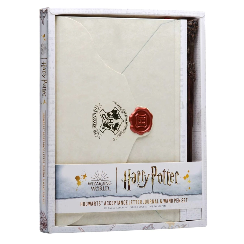 SOBRES Y BOLIGRAFO VARITA DISEÑO HOGWARTS HARRY POTTER - 1
